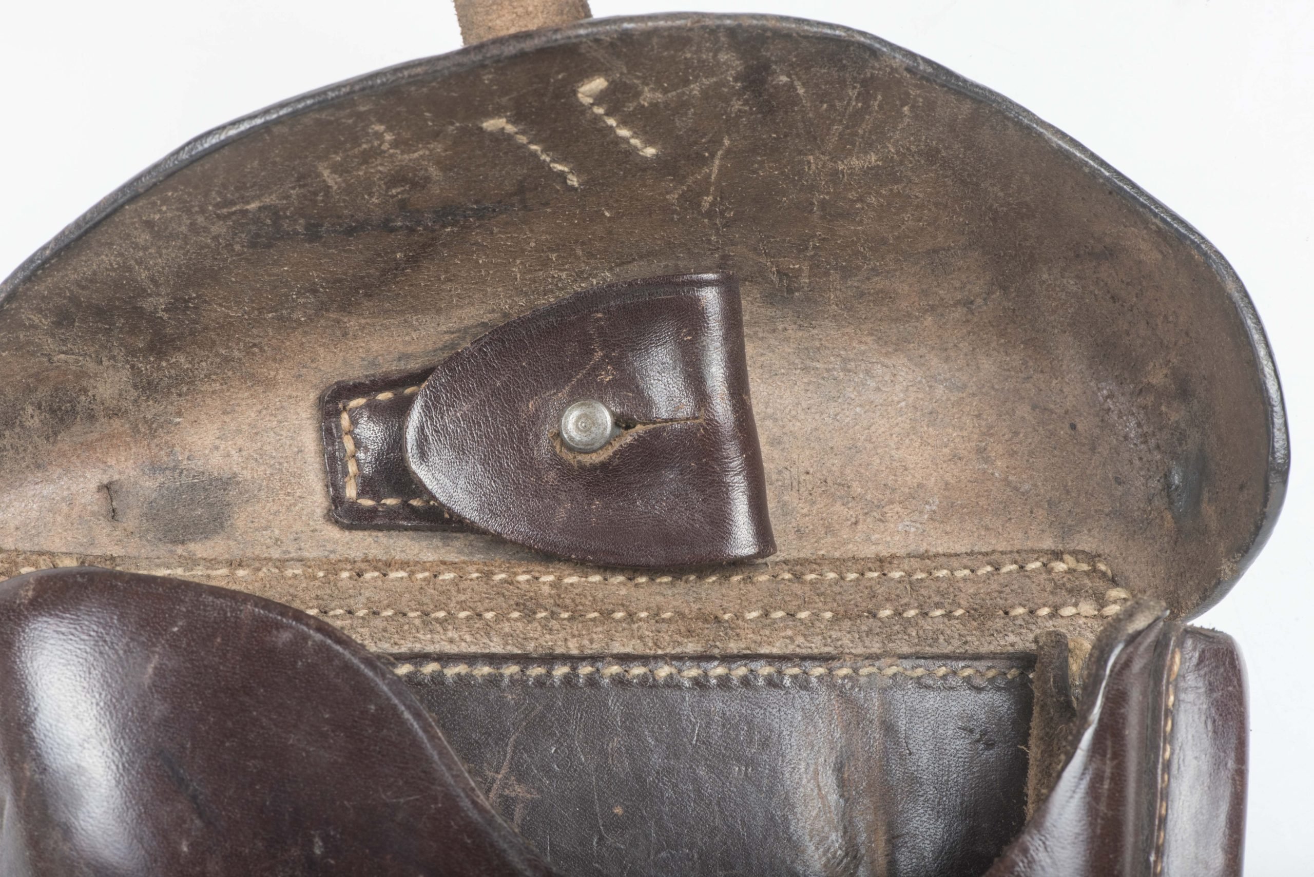 Brown P08 Luger holster marked Gebrüder Klinge Dresden 1938 — image 5