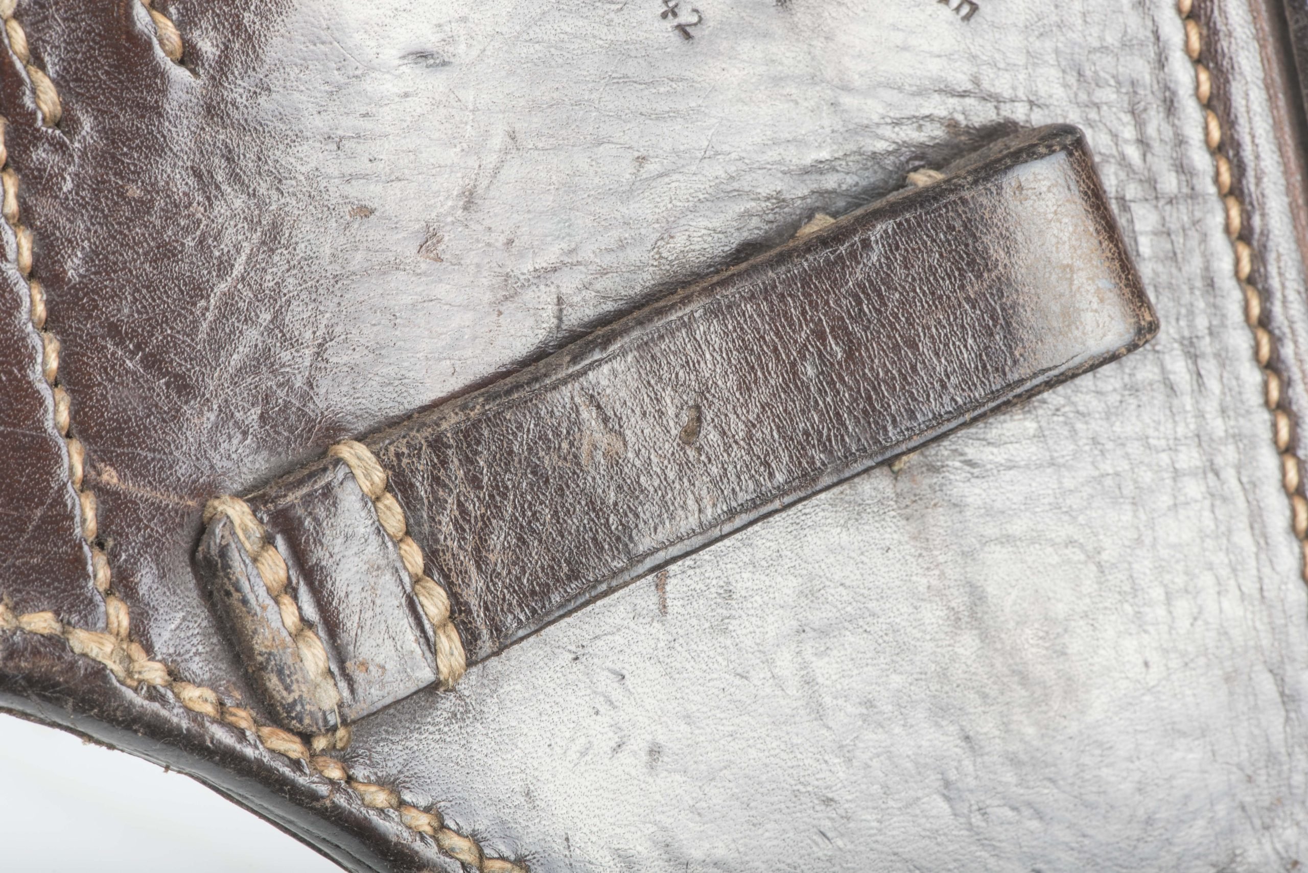 Brown P08 Luger holster marked Gebrüder Klinge Dresden 1938 — image 8