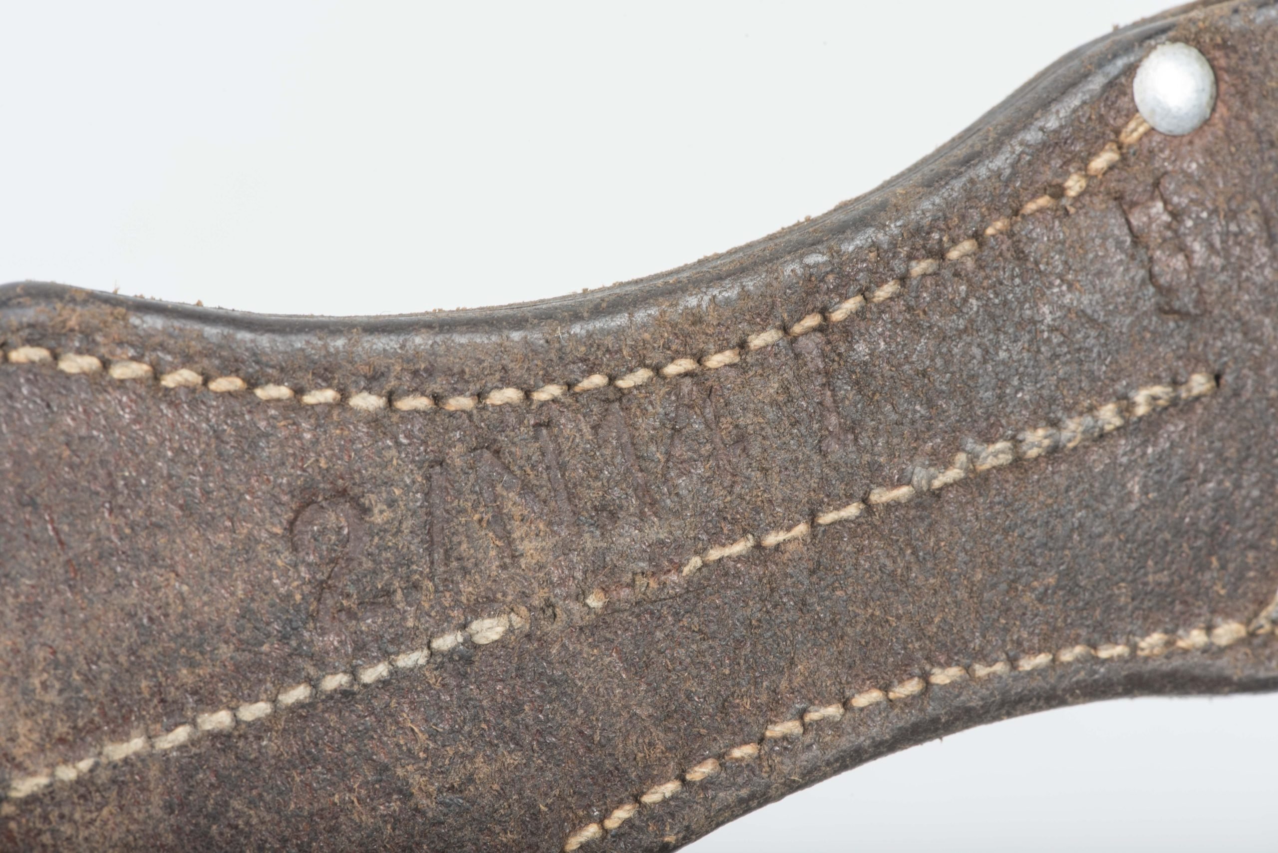 K98 bayonet frog marked E 37 with unit marking 2./N.14 I — image 5