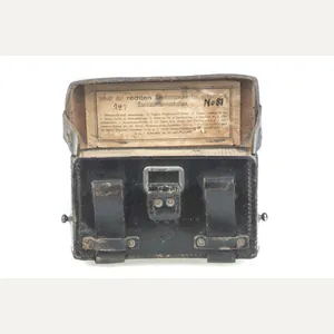 Rechten Sanitätstasche für unberittene Sanitätsmanschaften pouch marked E.G. Leuner Bautzen …