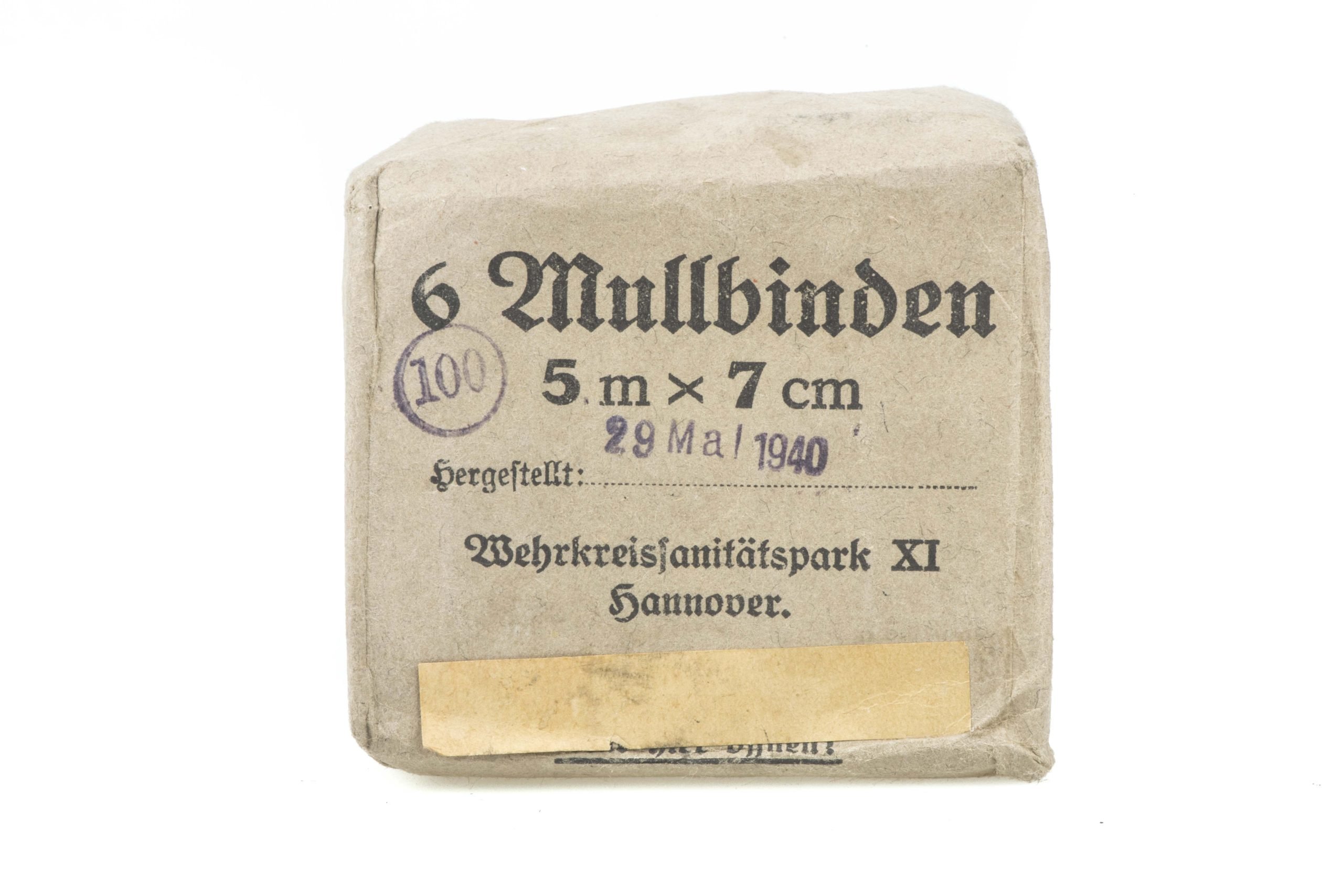 Sanitäter 6 Mullbinden 5m x 7cm