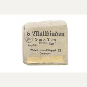 Sanitäter 6 Mullbinden 5m x 7cm