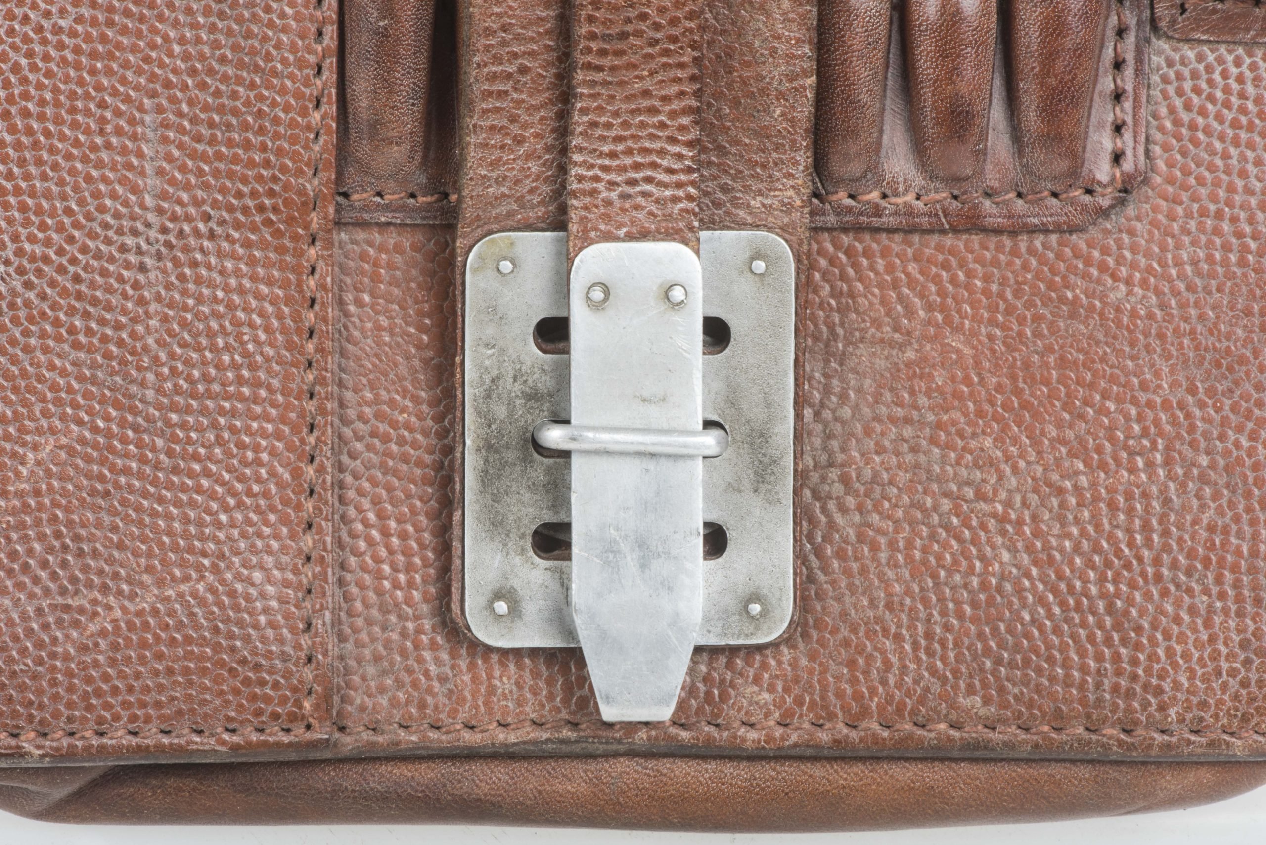 Brown mapcase marked LLG Sattler Wurtt Stuttgart 1937 named Malhammer — image 2