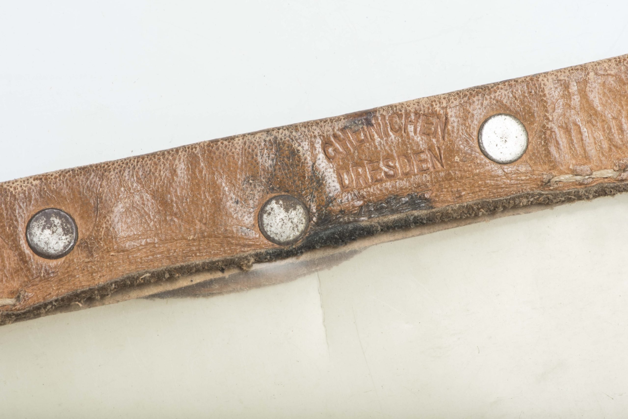 Clear mapcase insert marked G. Heinichen Dresden 1937 — image 2