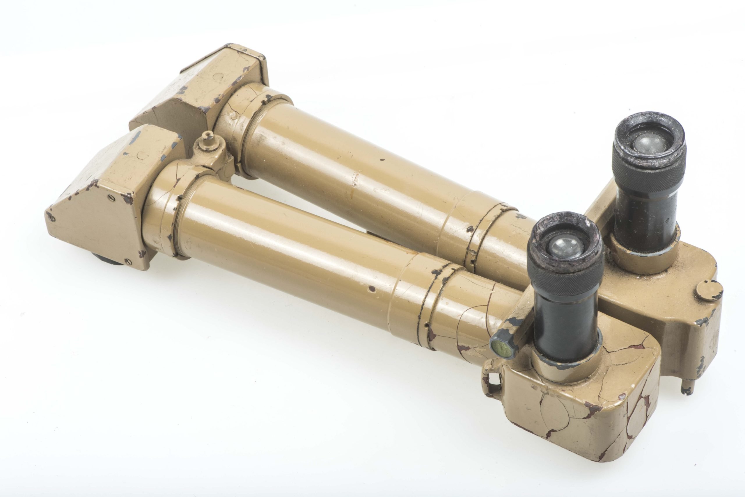 Rare tan 8×24 binoculars made by Huet, Paris marked H/6400 — image 2