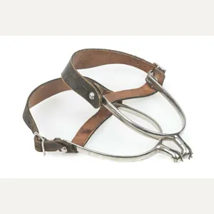 Cavalry boot riding spurs marked 1./Bb. 7 and dated 1927