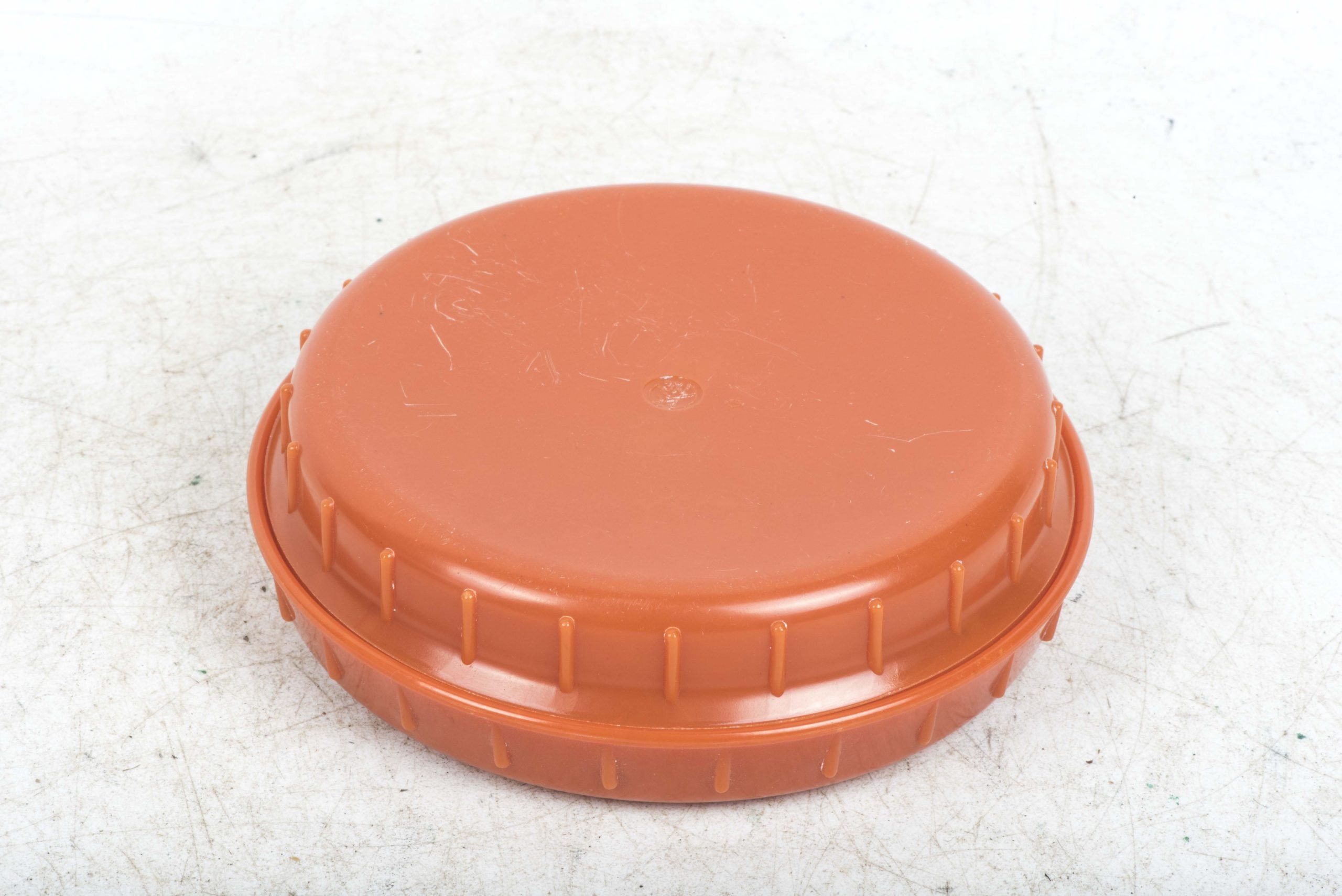Second pattern orange butterdish marked 3x K by Heinrich Ulbricht — image 2