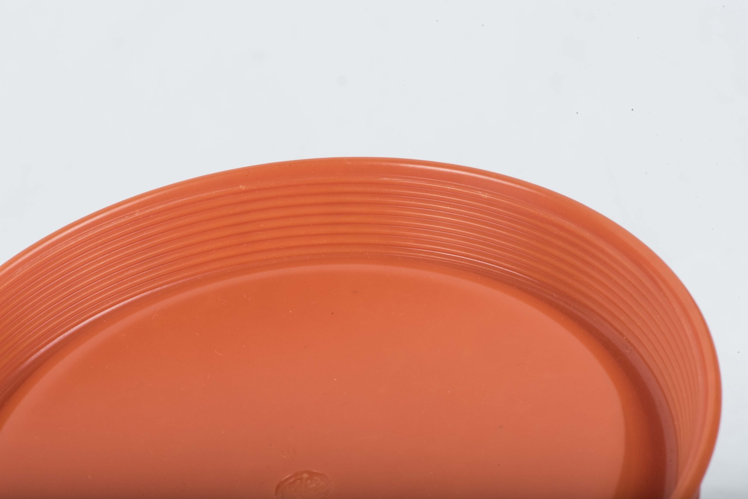 Second pattern orange butterdish marked 3x K by Heinrich Ulbricht — image 6