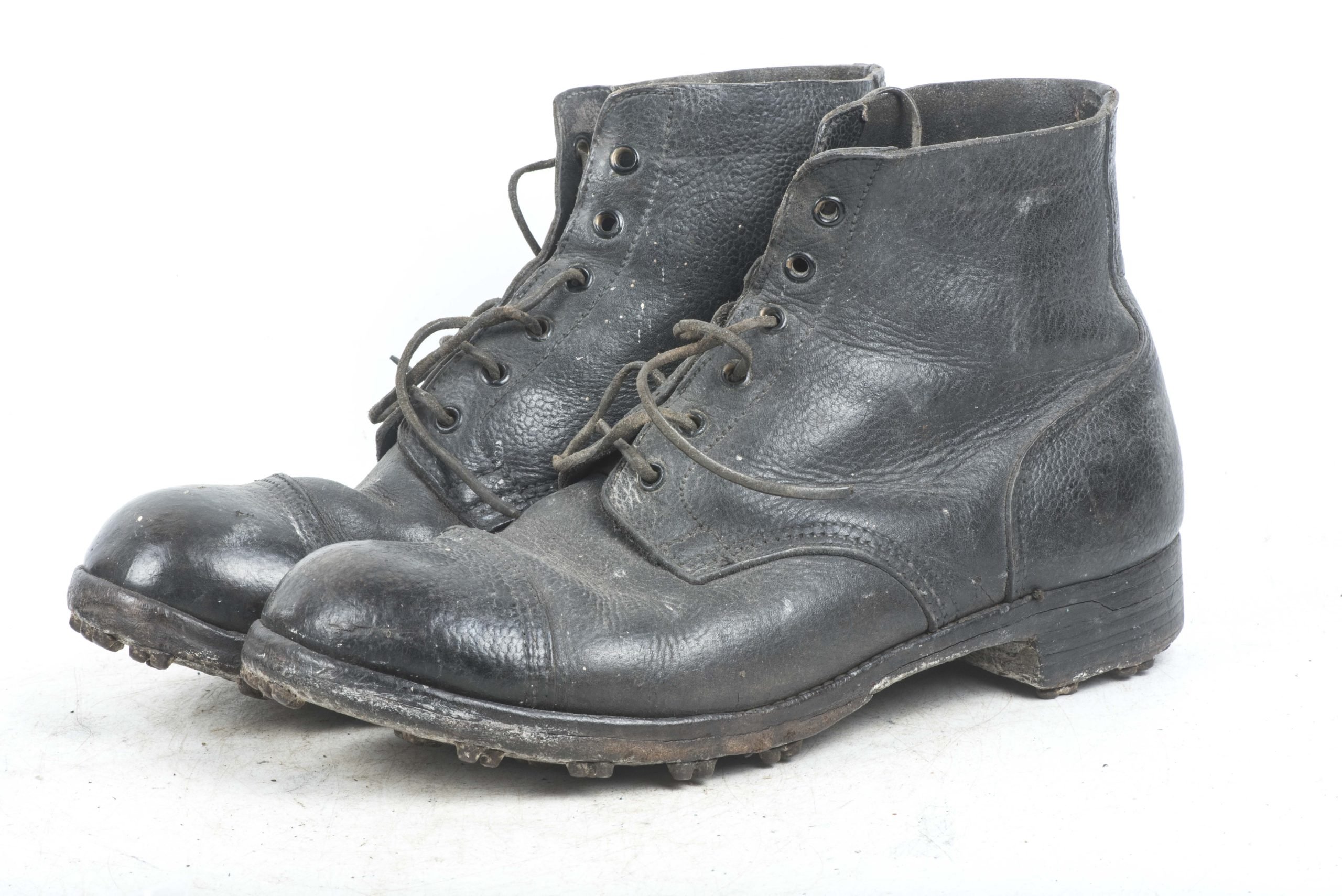 British ammo boots marked 9M 1945 — image 2