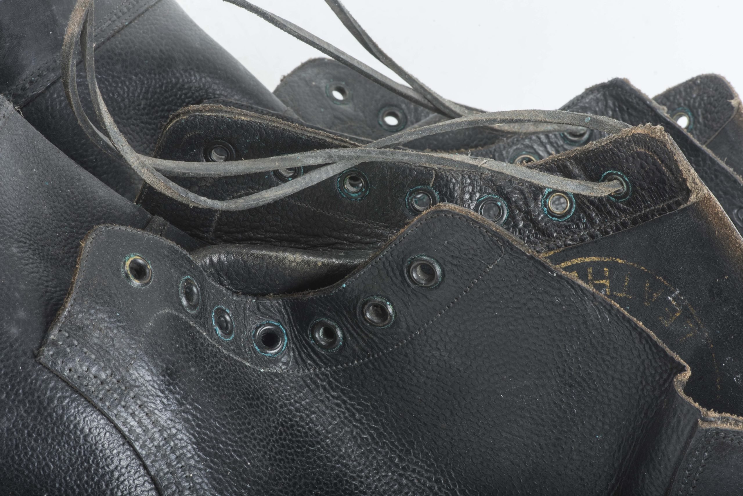 Unissued British ammo boots marked John White 13 S 1943 — image 5