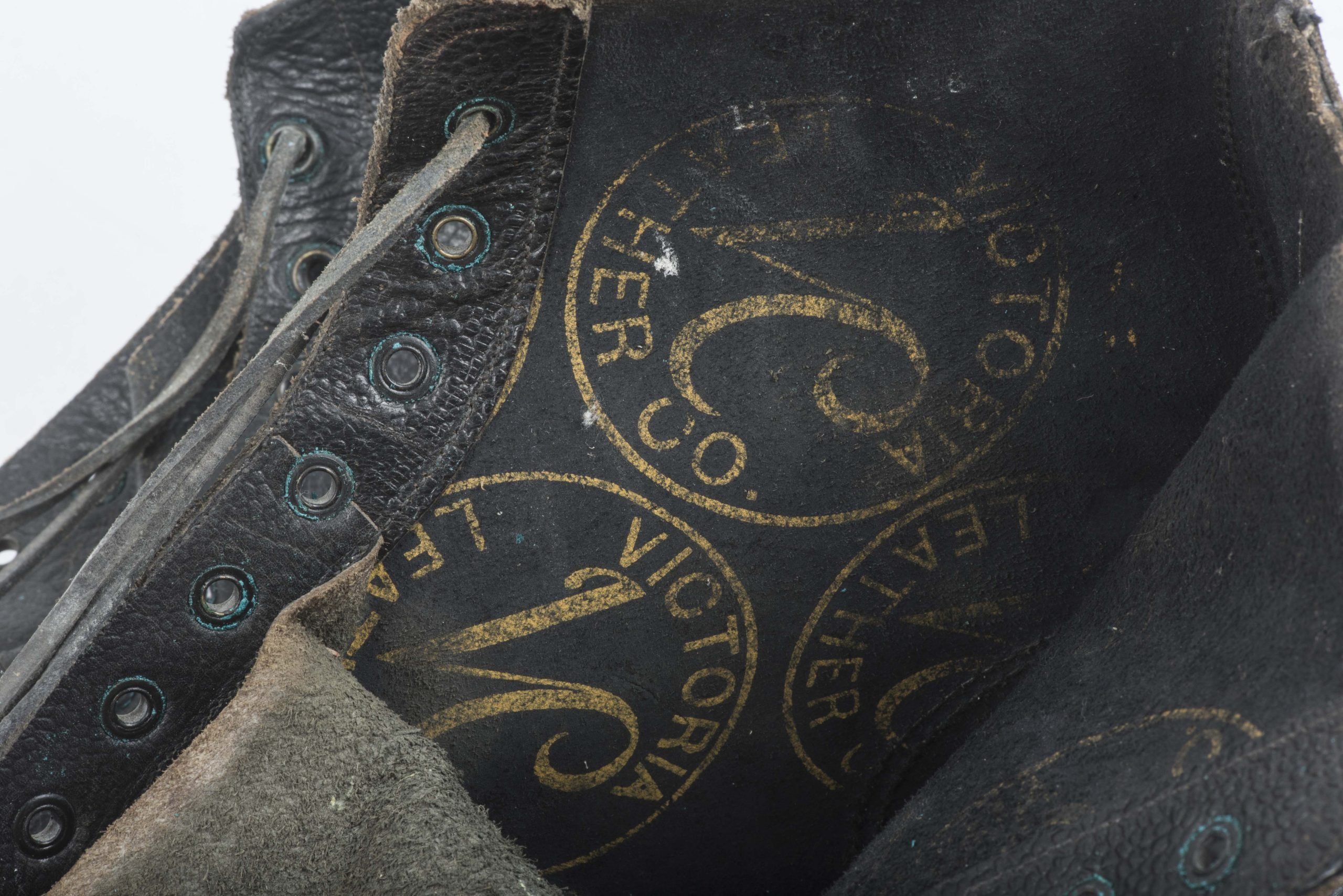 Unissued British ammo boots marked John White 13 S 1943 — image 6