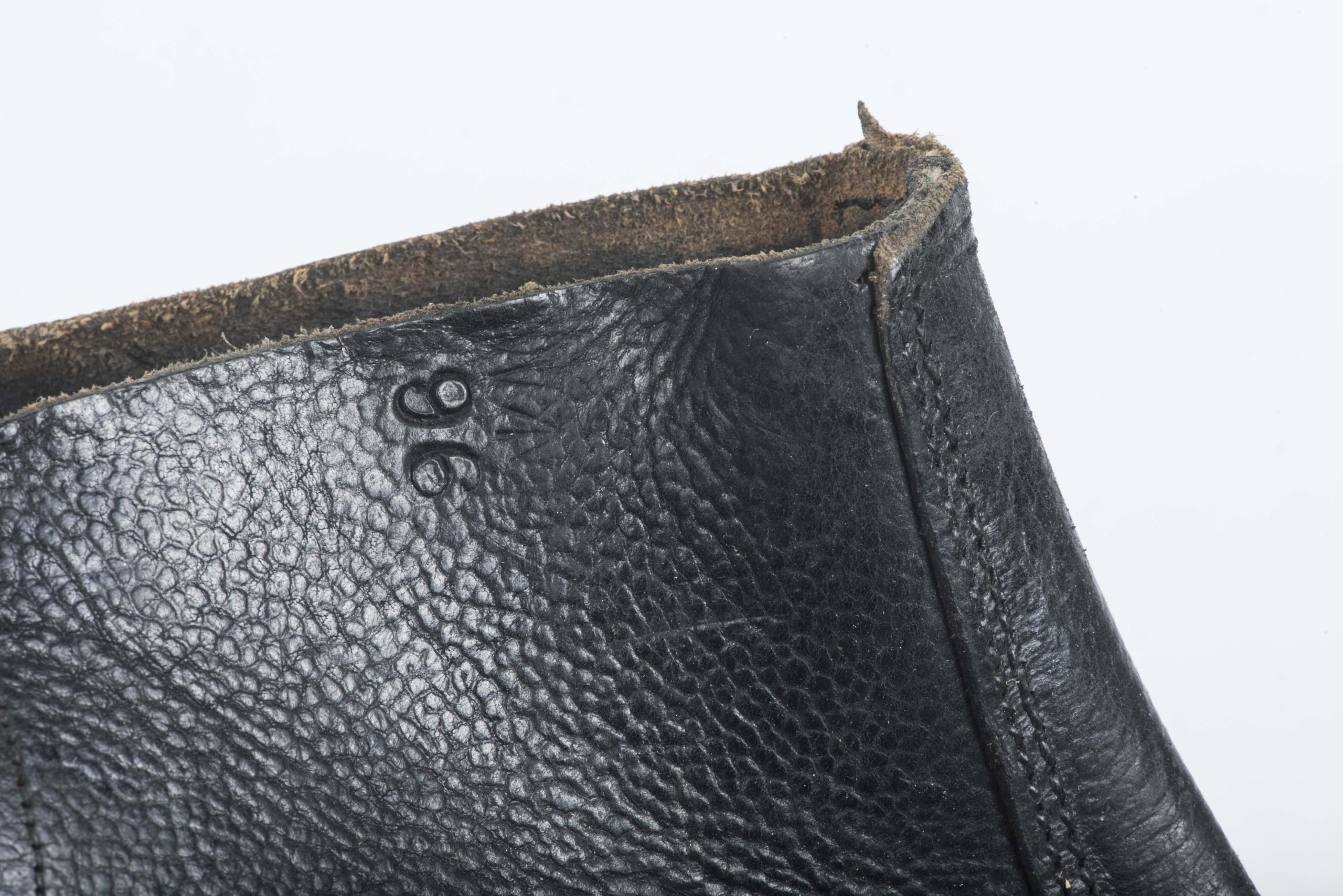 Unissued British ammo boots marked John White 13 S 1943 — image 9