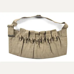 Woodwork find British paratrooper Stengun magazine bandoleer dated 1942