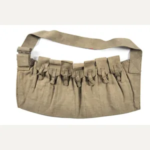 Woodwork find British paratrooper Stengun magazine bandoleer dated 1942