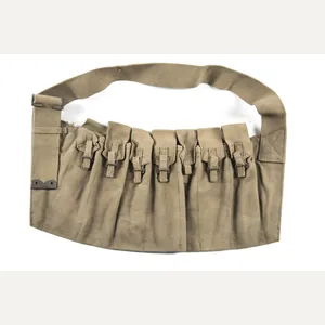 Woodwork find British paratrooper Stengun magazine bandoleer dated 1942