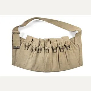 Woodwork find British paratrooper Stengun magazine bandoleer dated 1942