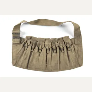 Woodwork find British paratrooper Stengun magazine bandoleer dated 1942