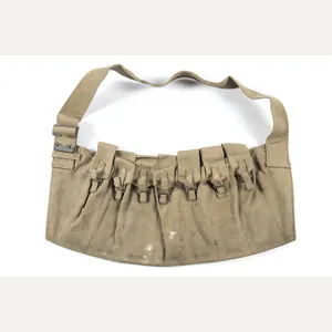 Woodwork find British paratrooper Stengun magazine bandoleer dated 1942