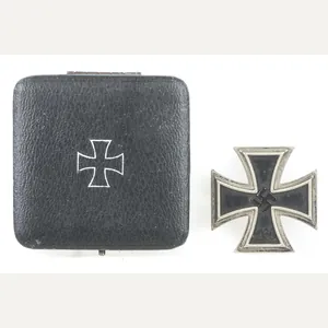 Cased Iron Cross first class by Deumer marked 3