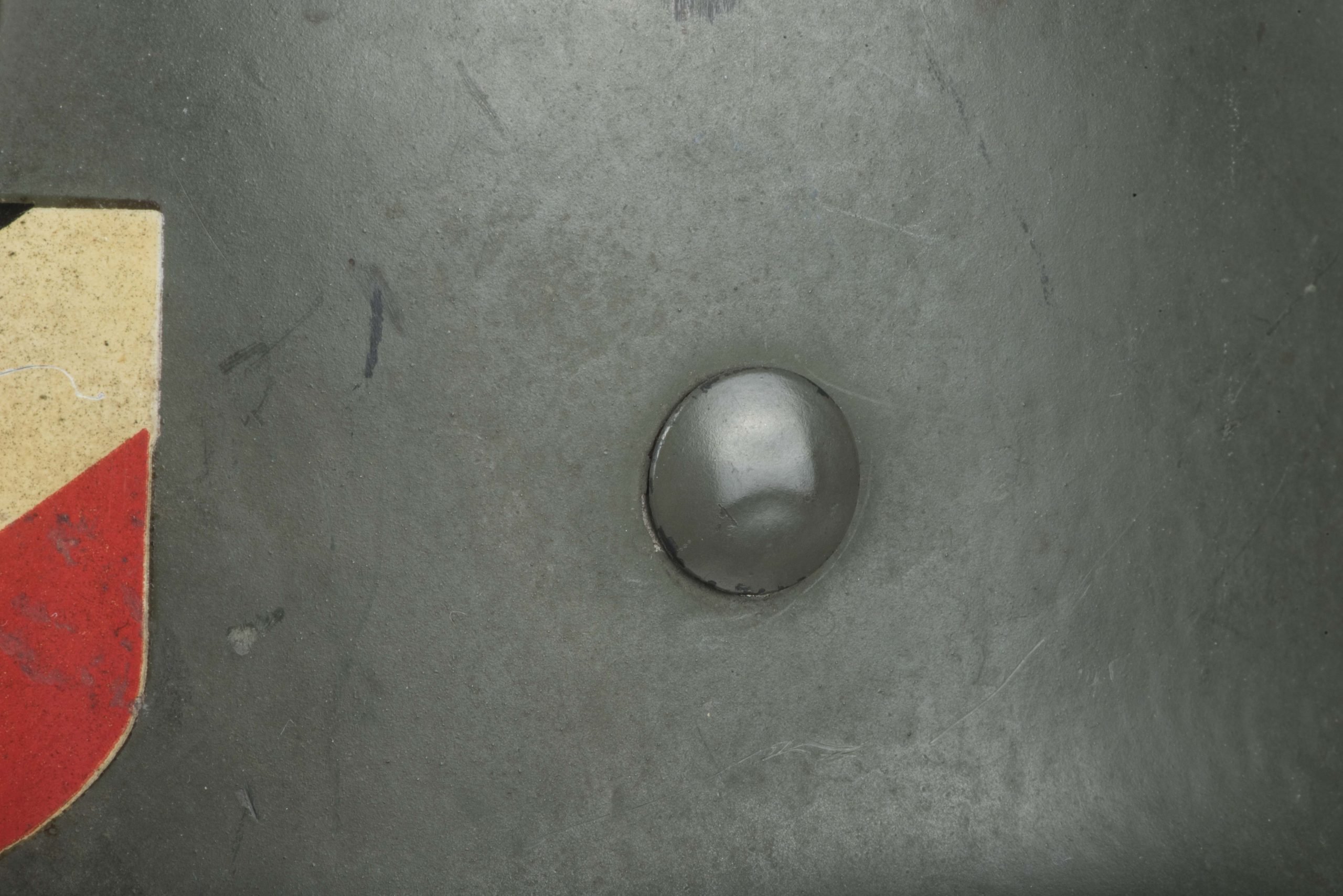 Spectacular SE66 M35 Heer double decal helmet — image 11