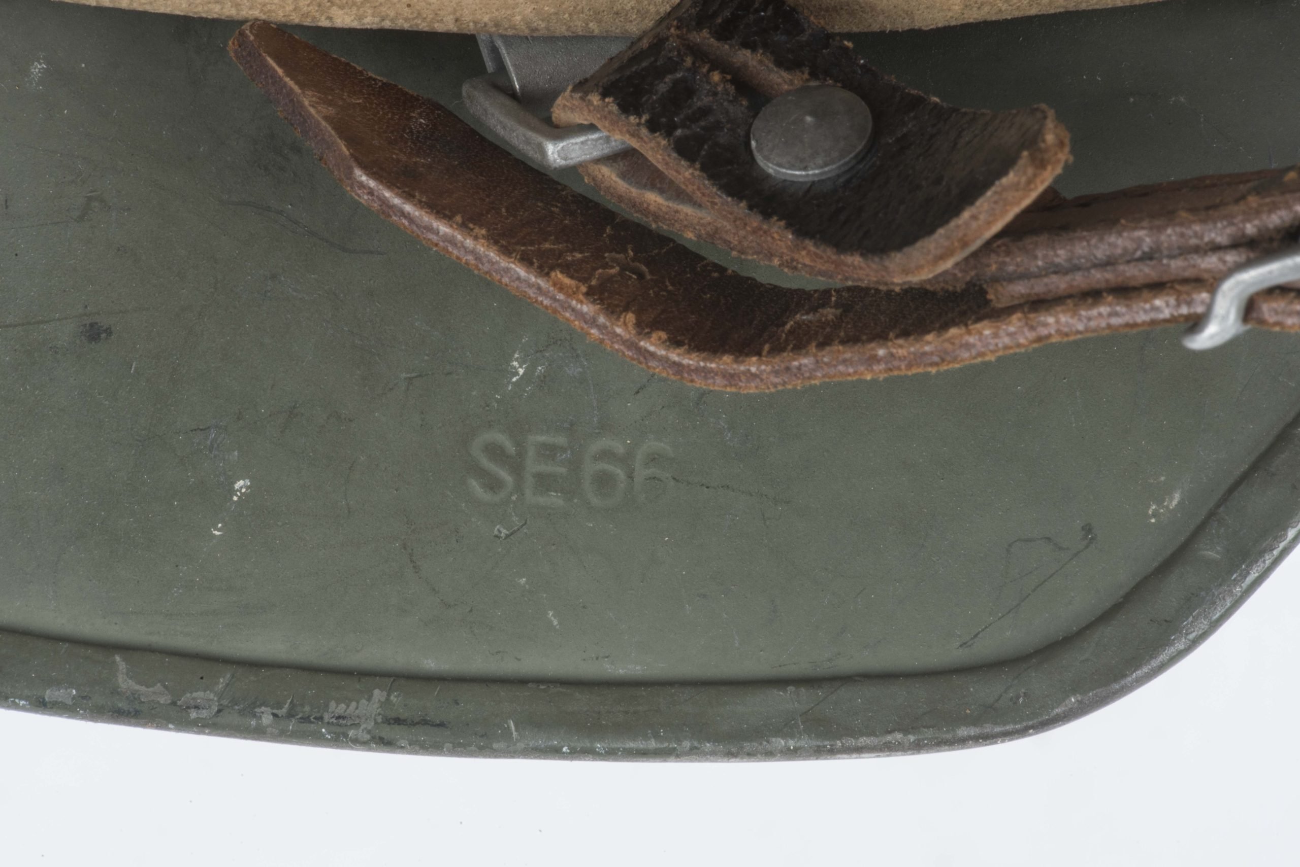 Spectacular SE66 M35 Heer double decal helmet — image 16