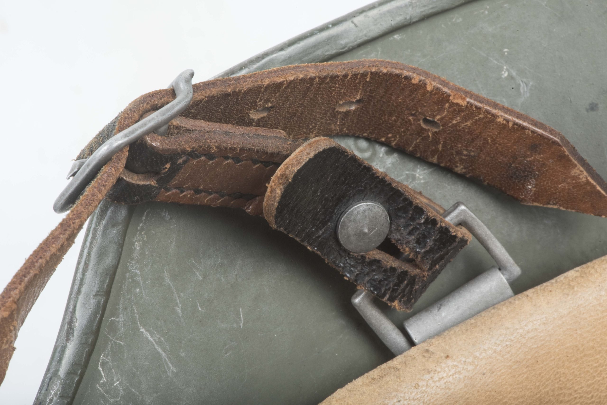 Spectacular SE66 M35 Heer double decal helmet — image 19