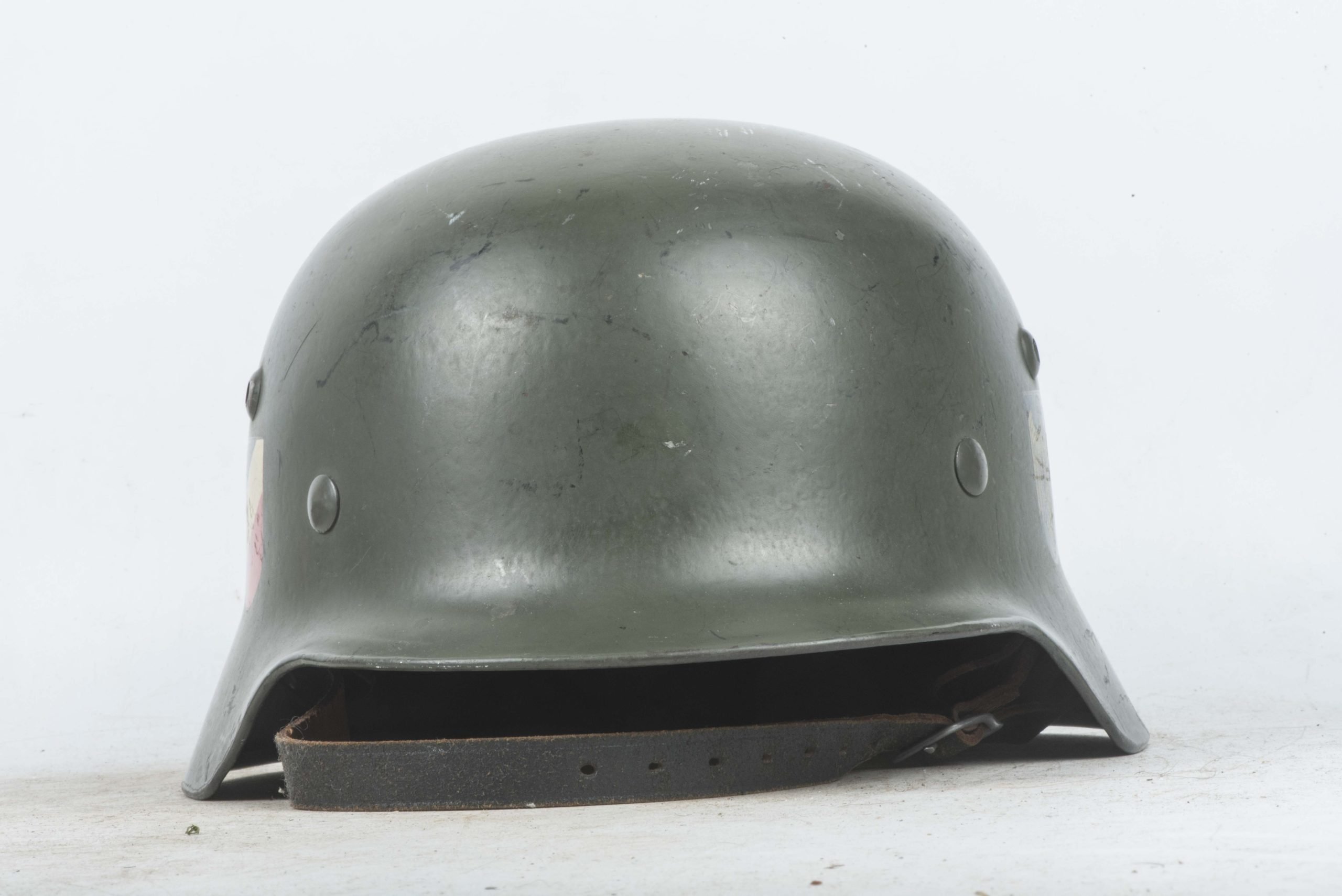 Spectacular SE66 M35 Heer double decal helmet — image 2