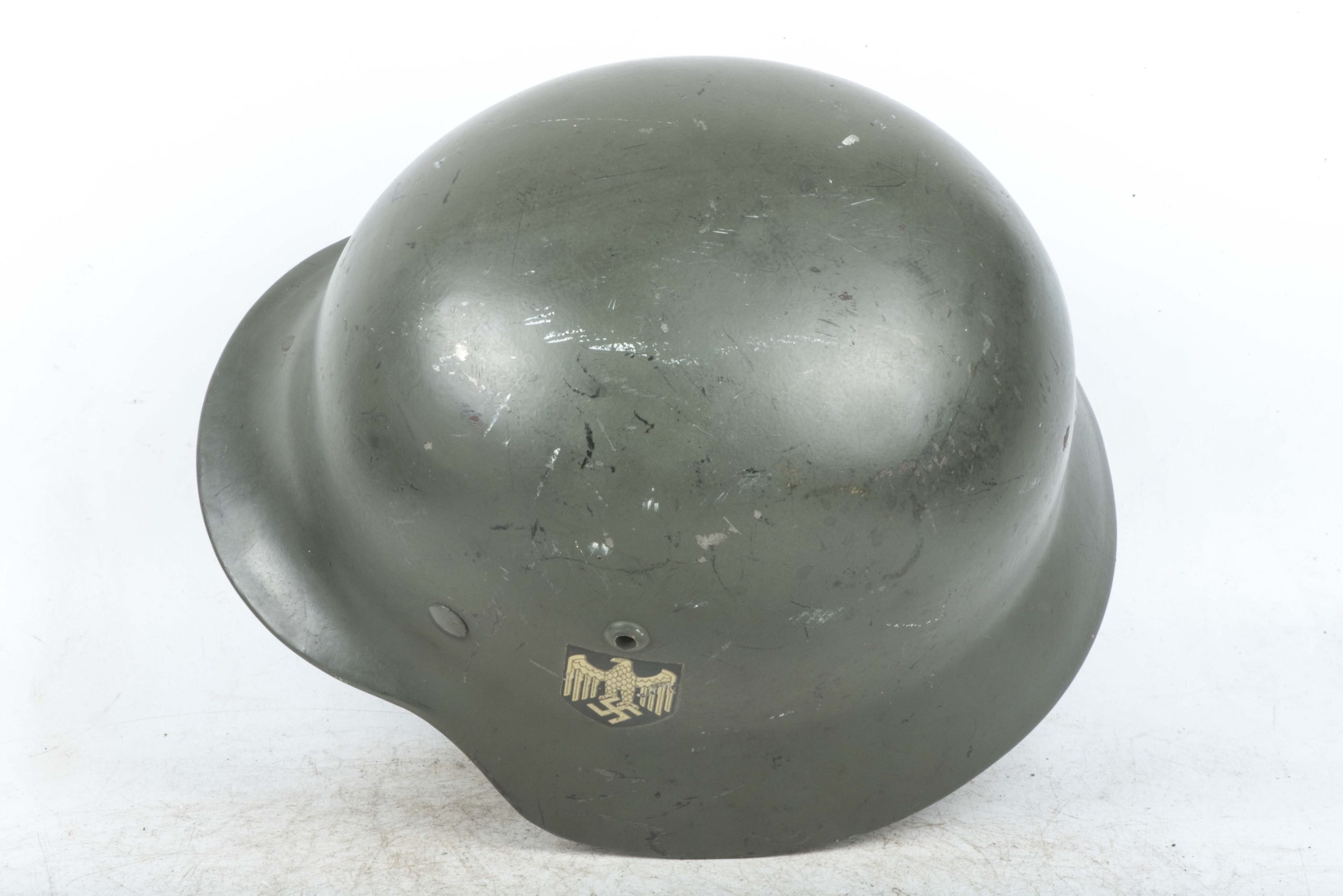 Spectacular SE66 M35 Heer double decal helmet — image 5