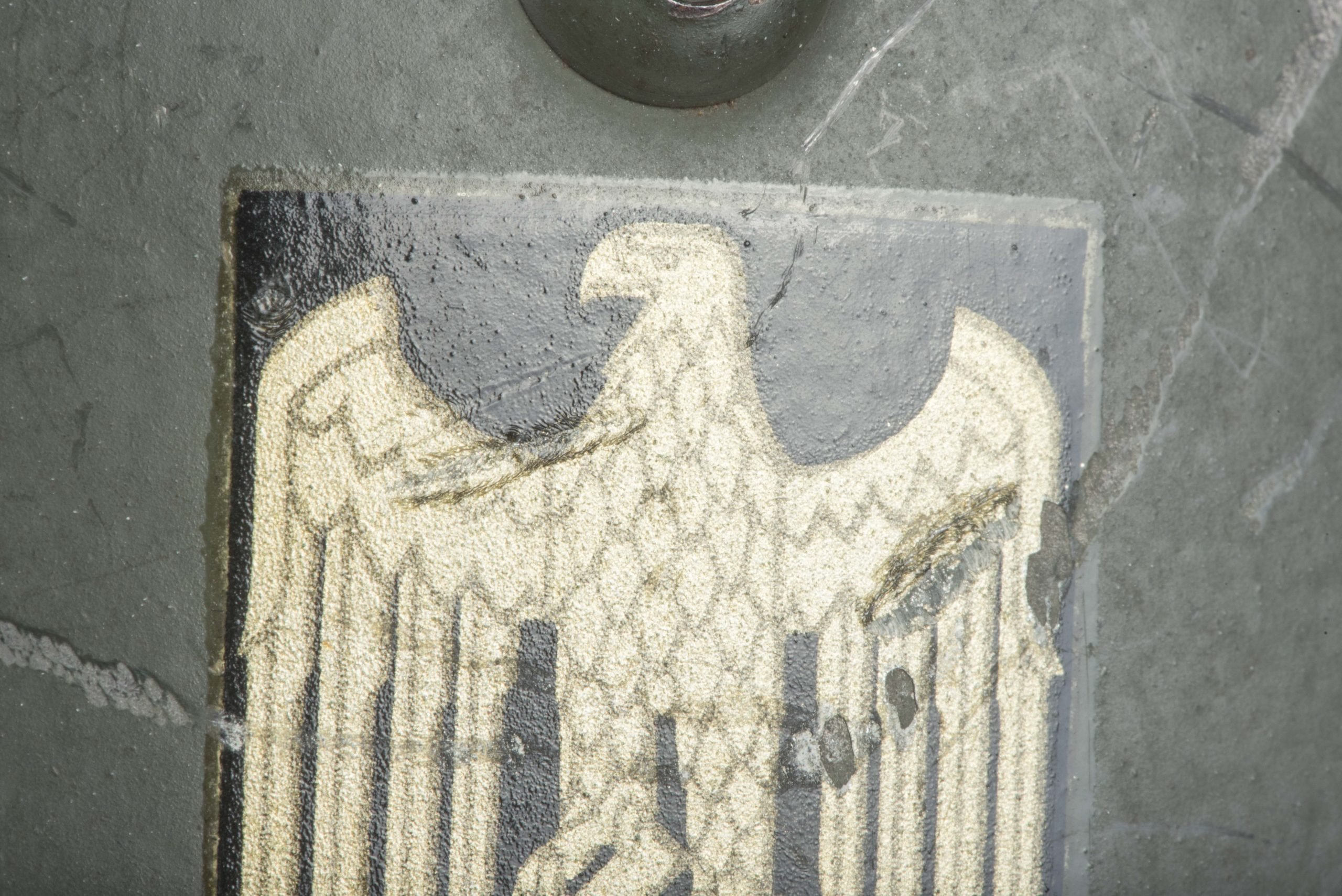 Spectacular SE66 M35 Heer double decal helmet — image 7