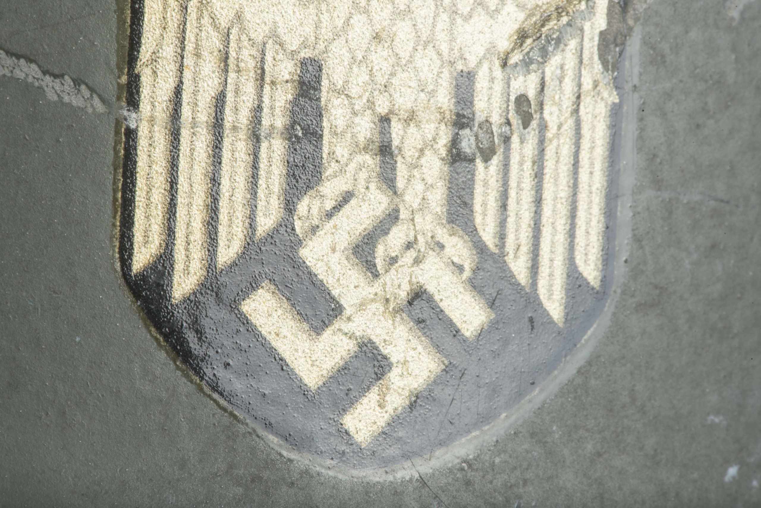 Spectacular SE66 M35 Heer double decal helmet — image 8