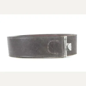 Brown Luftwaffe equipment belt marked Hellmuth Berlin 1937 LBA (S) …