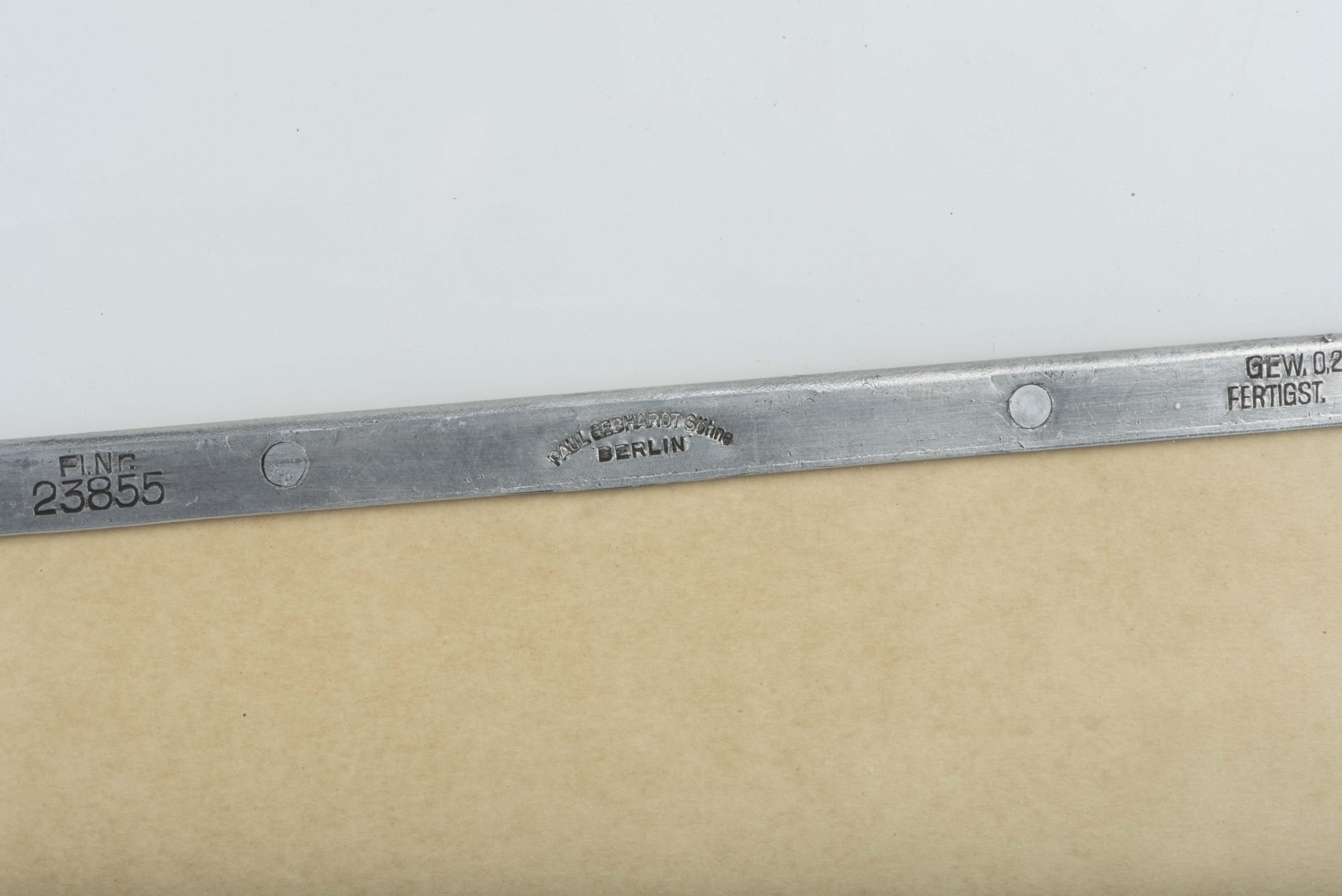 Rare Luftwaffe Schutzhülle für Zielkarten FL 23855 SHZ 2 marked Paul Gebhardt Söhne, Berlin 1940 — image 3