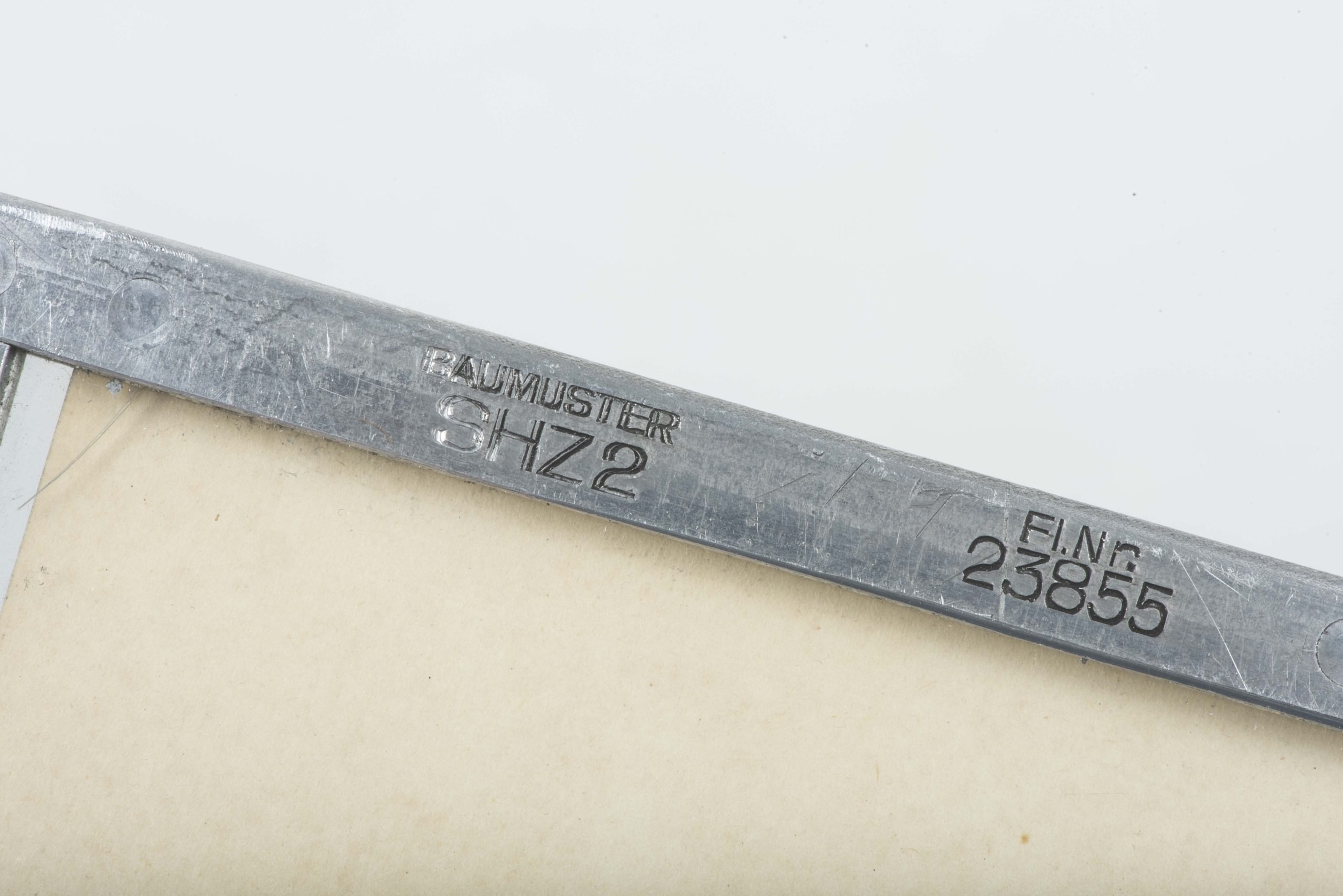 Rare Luftwaffe Schutzhülle für Zielkarten FL 23855 SHZ 2 marked Paul Gebhardt Söhne, Berlin 1940 — image 4