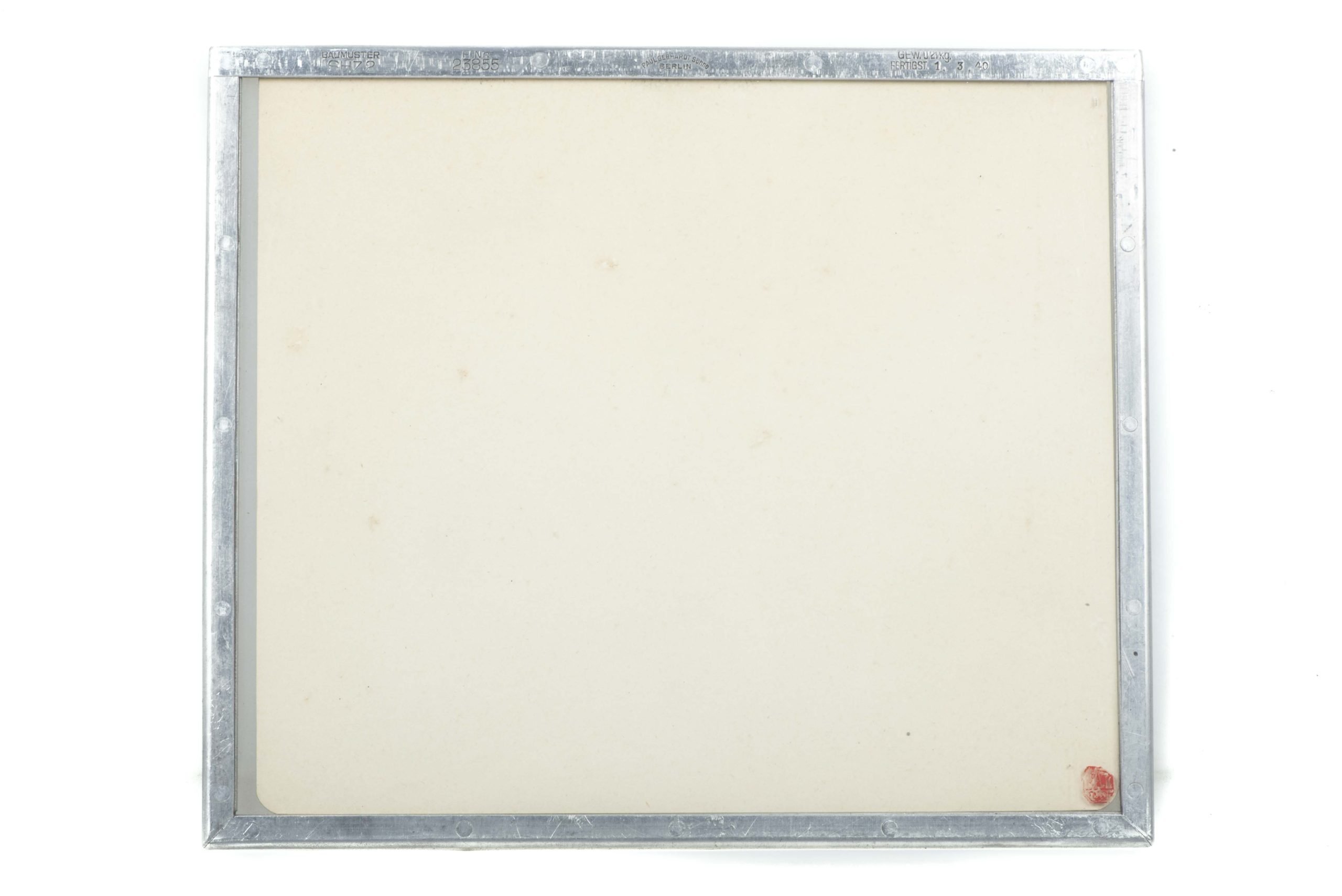 Rare Luftwaffe Schutzhülle für Zielkarten FL 23855 SHZ 2 marked Paul Gebhardt Söhne, Berlin 1940