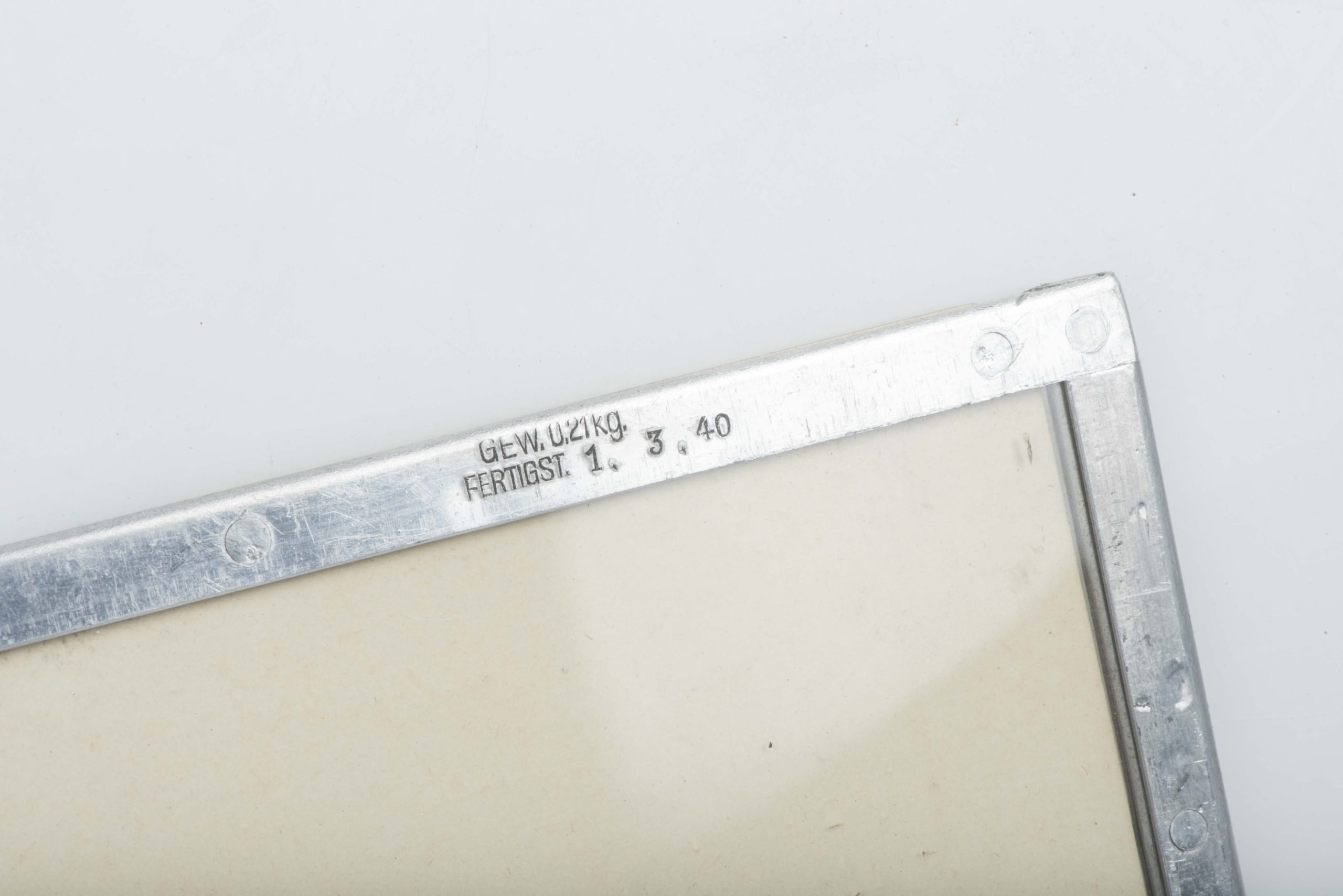 Rare Luftwaffe Schutzhülle für Zielkarten FL 23855 SHZ 2 marked Paul Gebhardt Söhne, Berlin 1940 — image 2