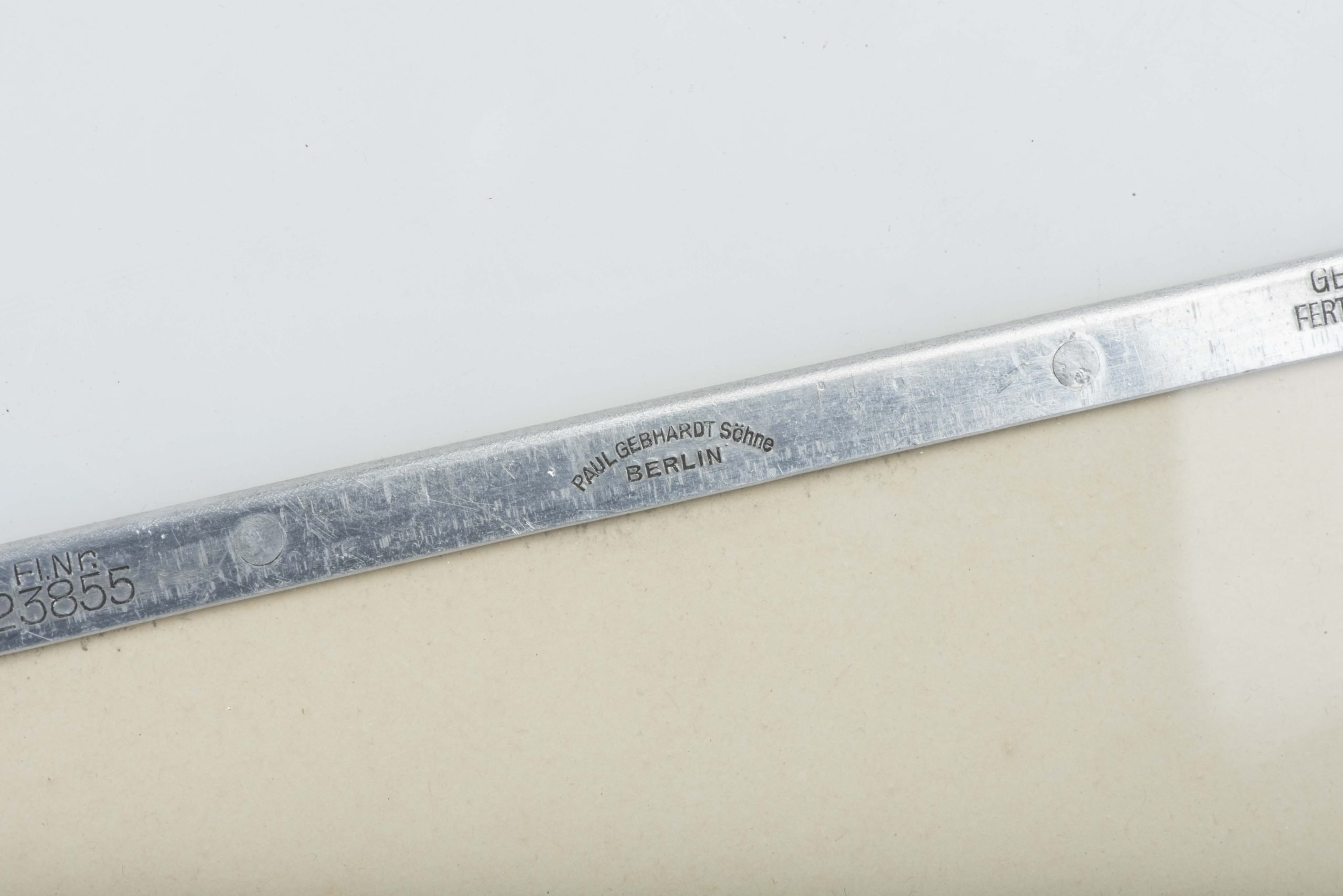 Rare Luftwaffe Schutzhülle für Zielkarten FL 23855 SHZ 2 marked Paul Gebhardt Söhne, Berlin 1940 — image 3