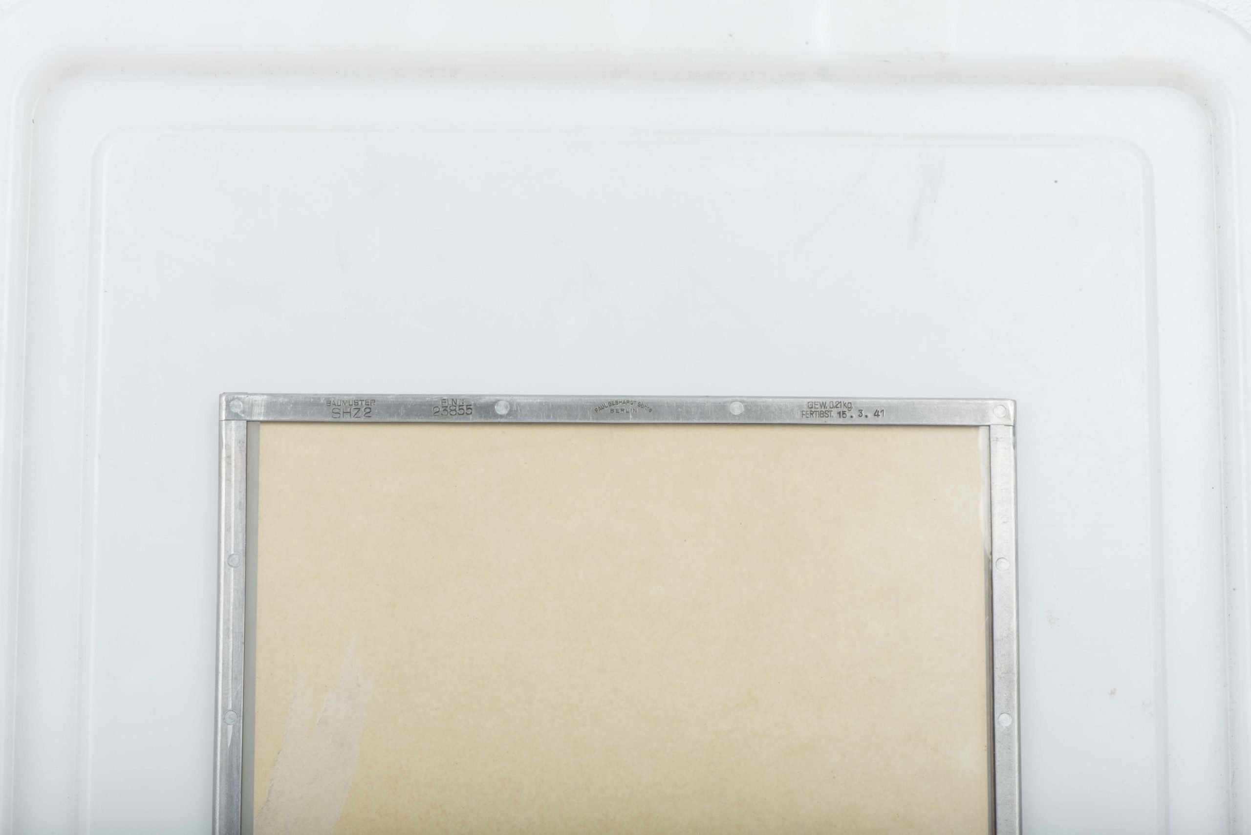 Rare Luftwaffe Schutzhülle für Zielkarten FL 23855 SHZ 2 marked Paul Gebhardt Söhne, Berlin 1940 — image 6