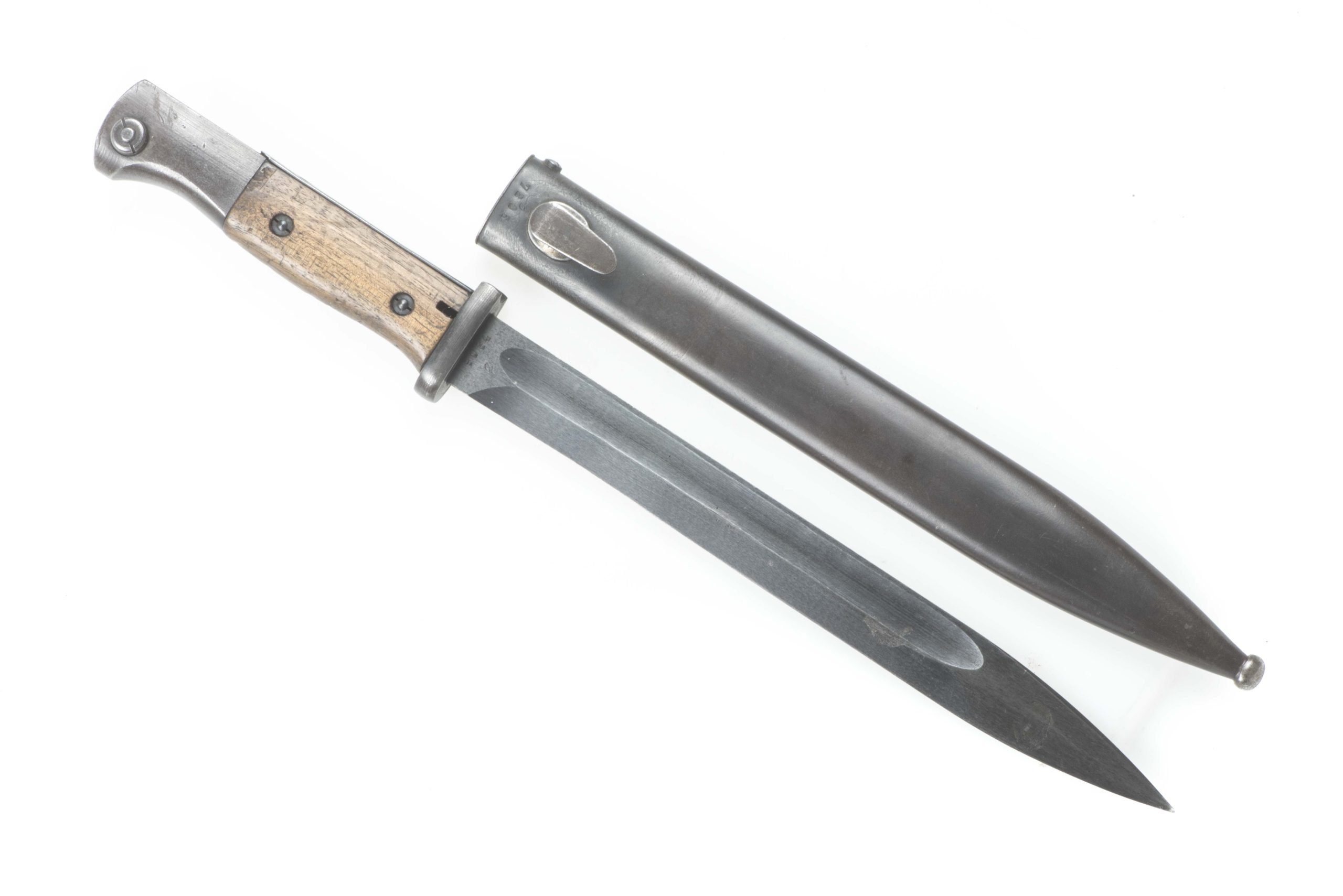 Rare French made matching k98 bayonet marked jwh 43 #9084