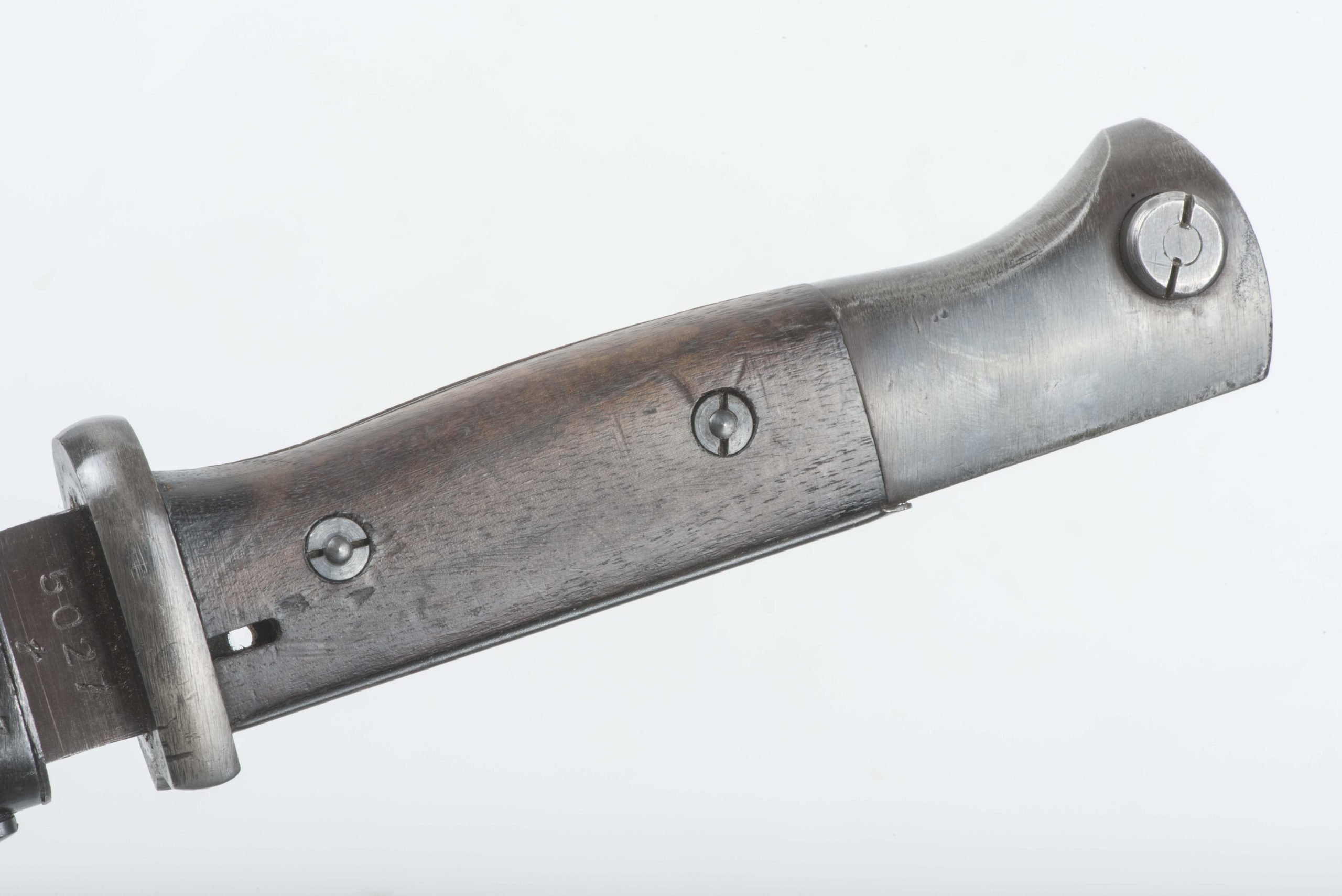 Matching K98 bayonet marked 42 asw #5027 with red blade — image 16