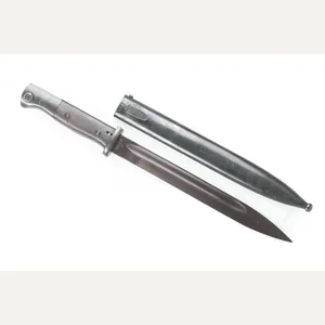 Matching K98 bayonet marked 42 asw #5027 with red blade