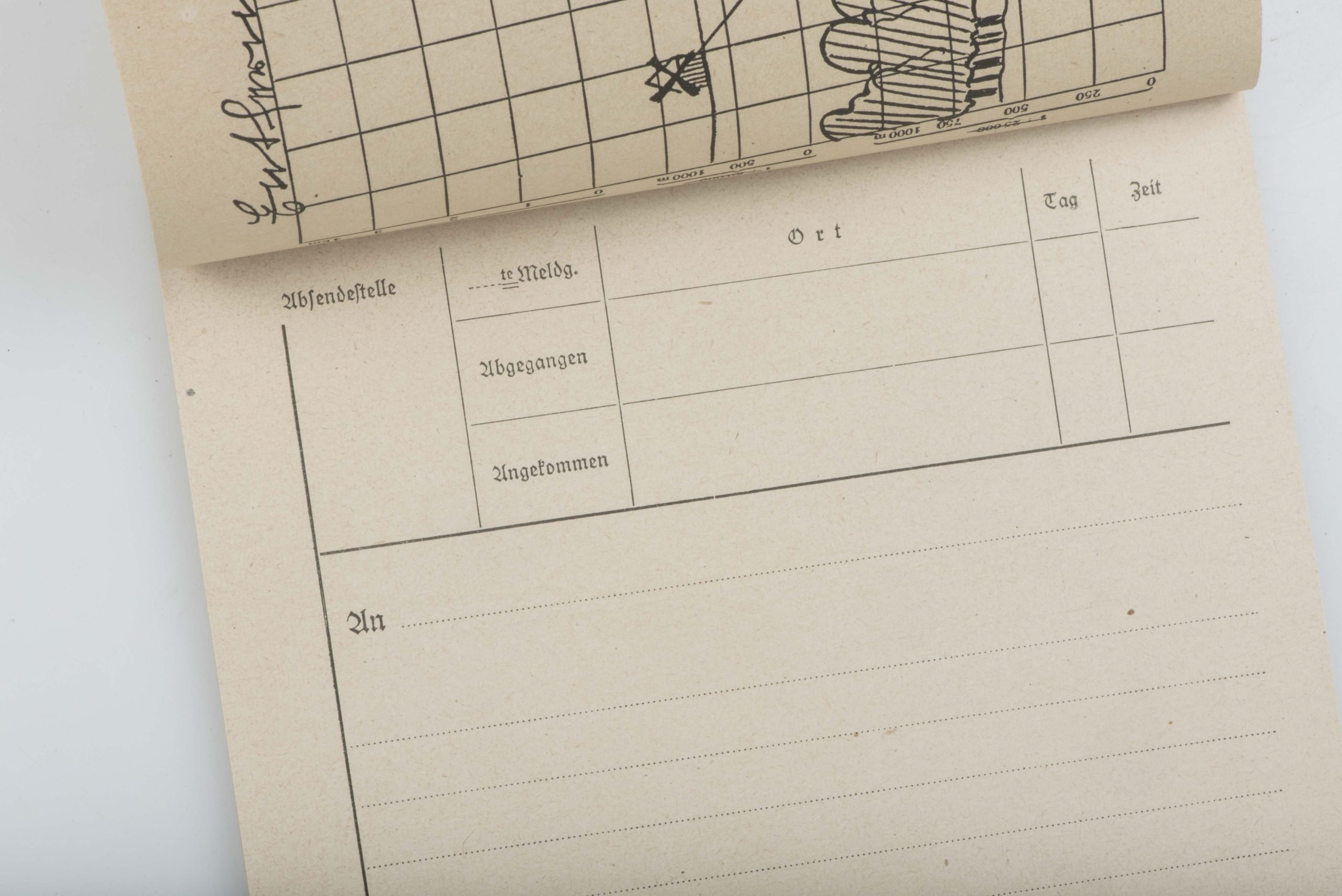 Rare German mapcase notebook Helm Meldeblock — image 12