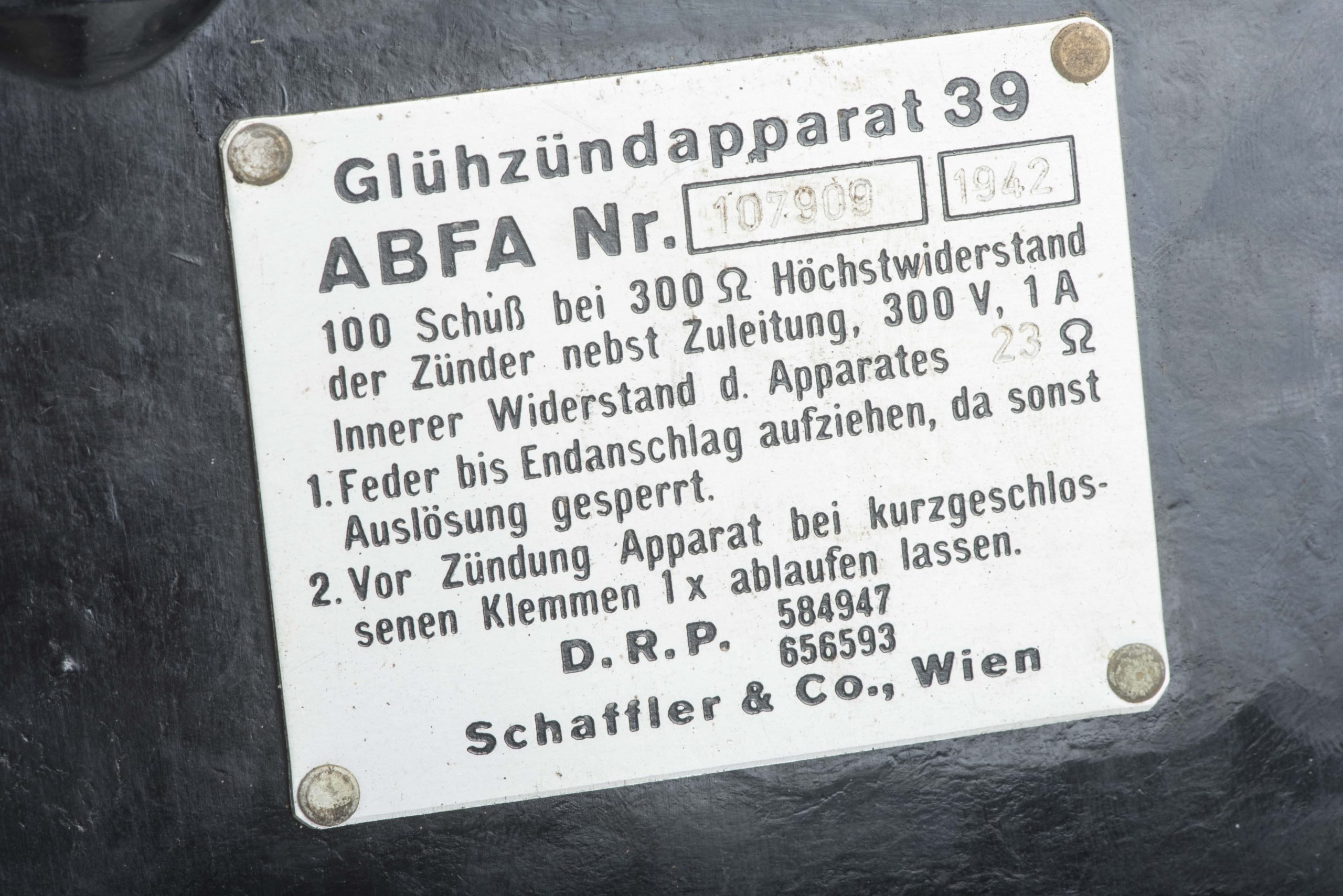 Wehrmacht Detonator type 39 or Gluhzundapparat 39 — image 12