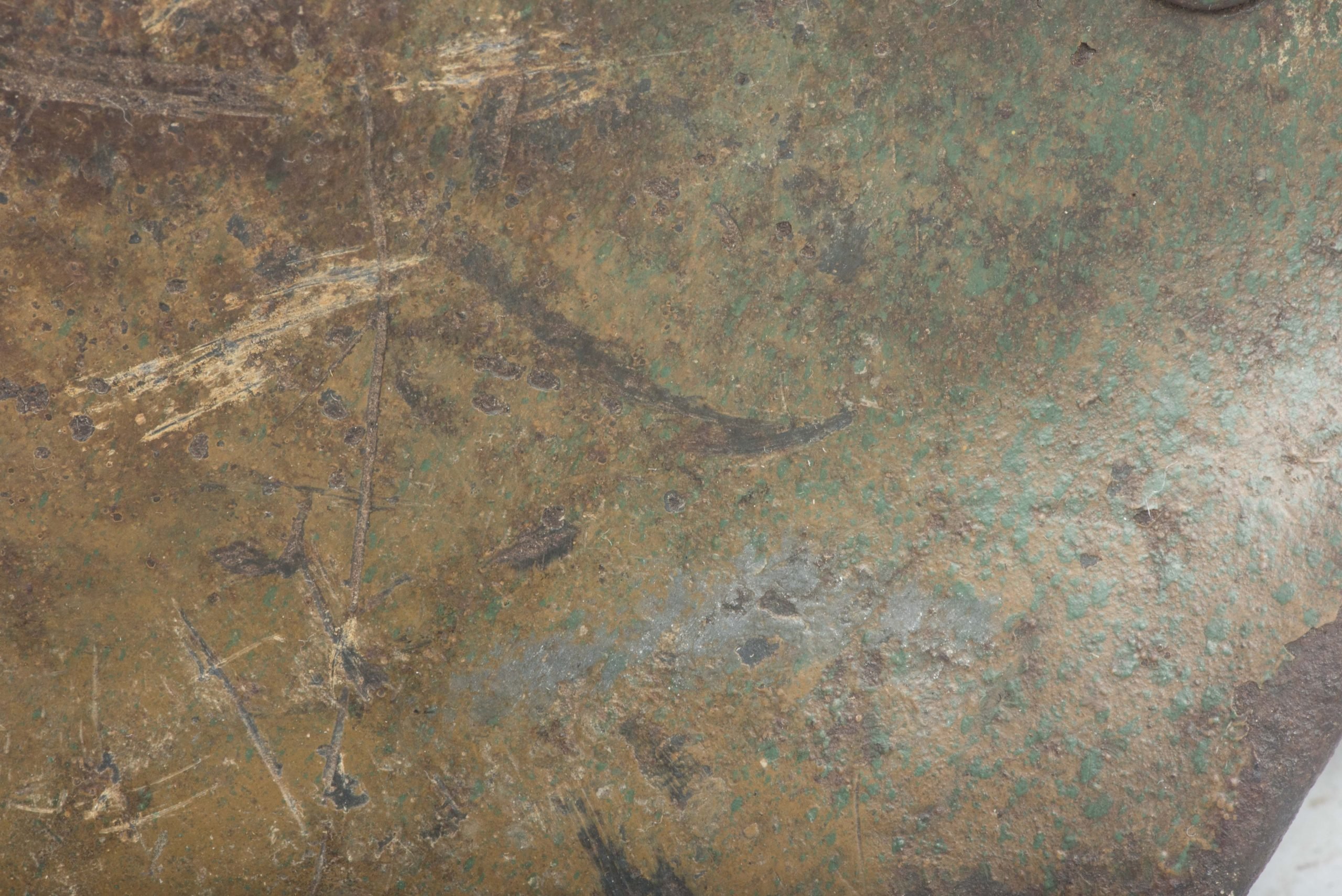 ET66 M40 KIA single decal Luftwaffe helmet in three-tone camouflage — image 13