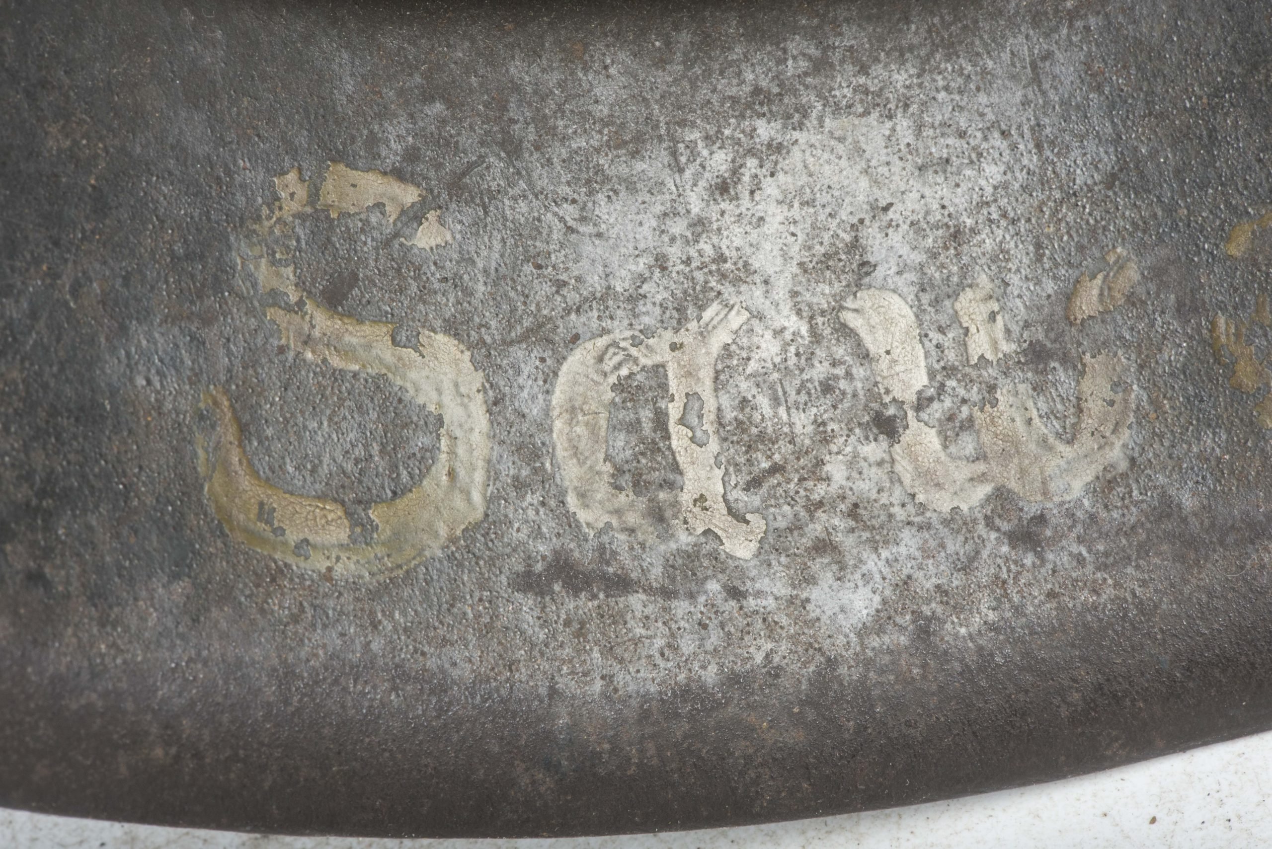 EF62 M42 Waffen-SS single decal helmet named Sawatzki — image 10