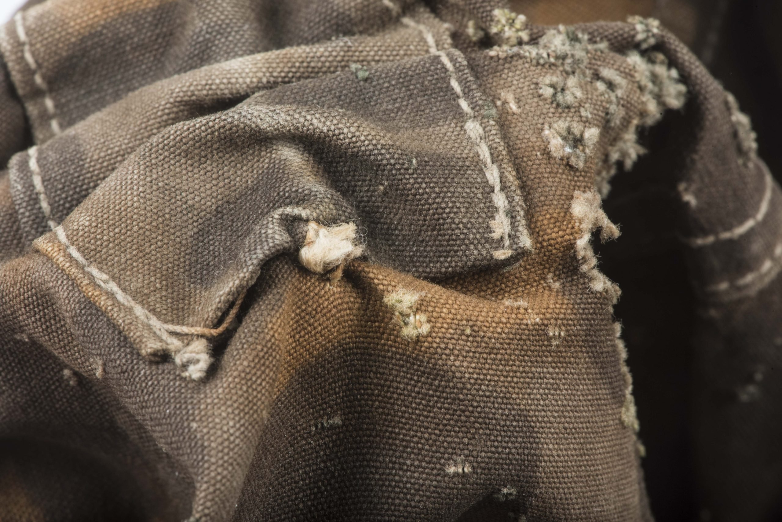 Scarce pre war first pattern Waffen-SS helmet cover in Lateral camouflage — image 20