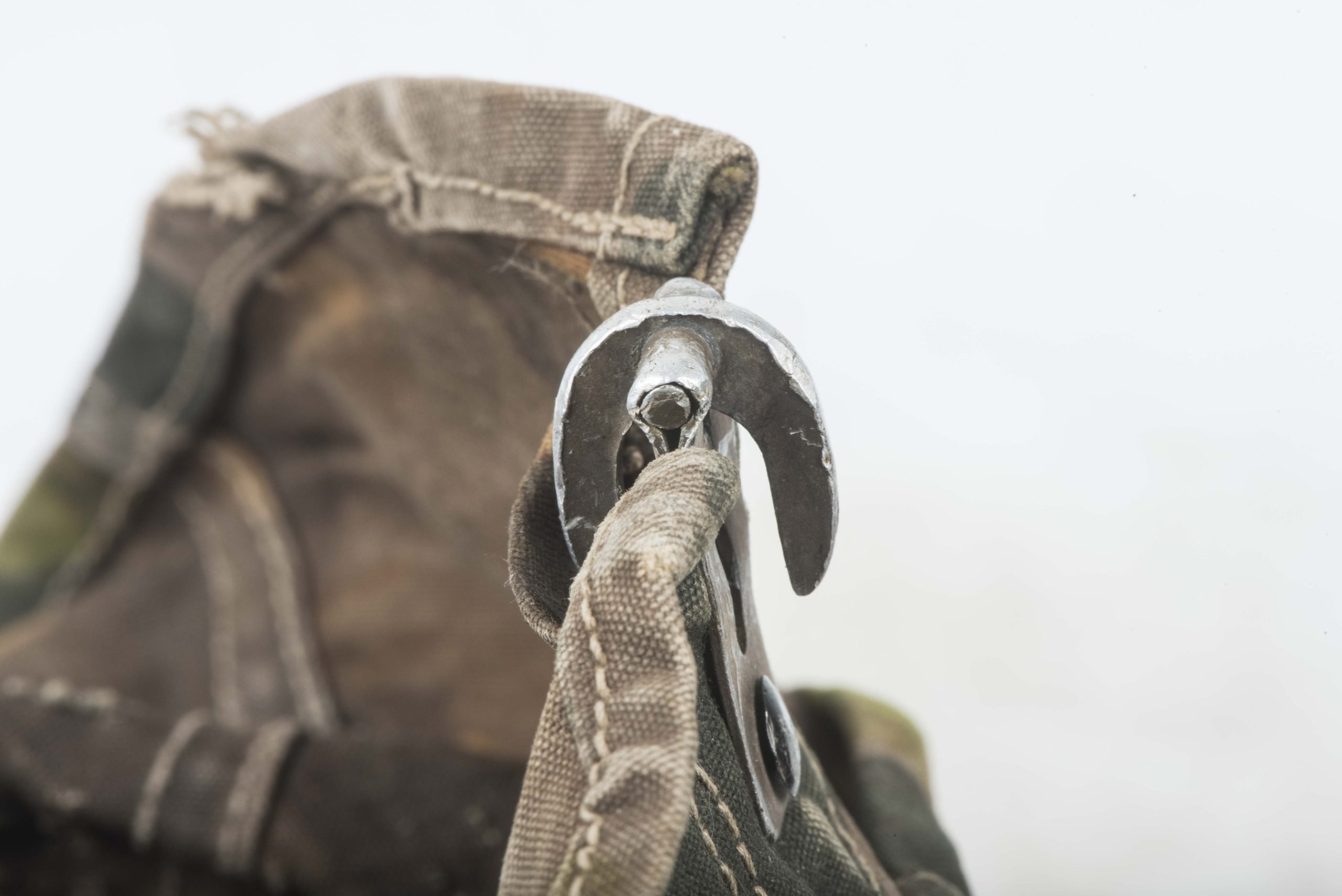 Scarce pre war first pattern Waffen-SS helmet cover in Lateral camouflage — image 22