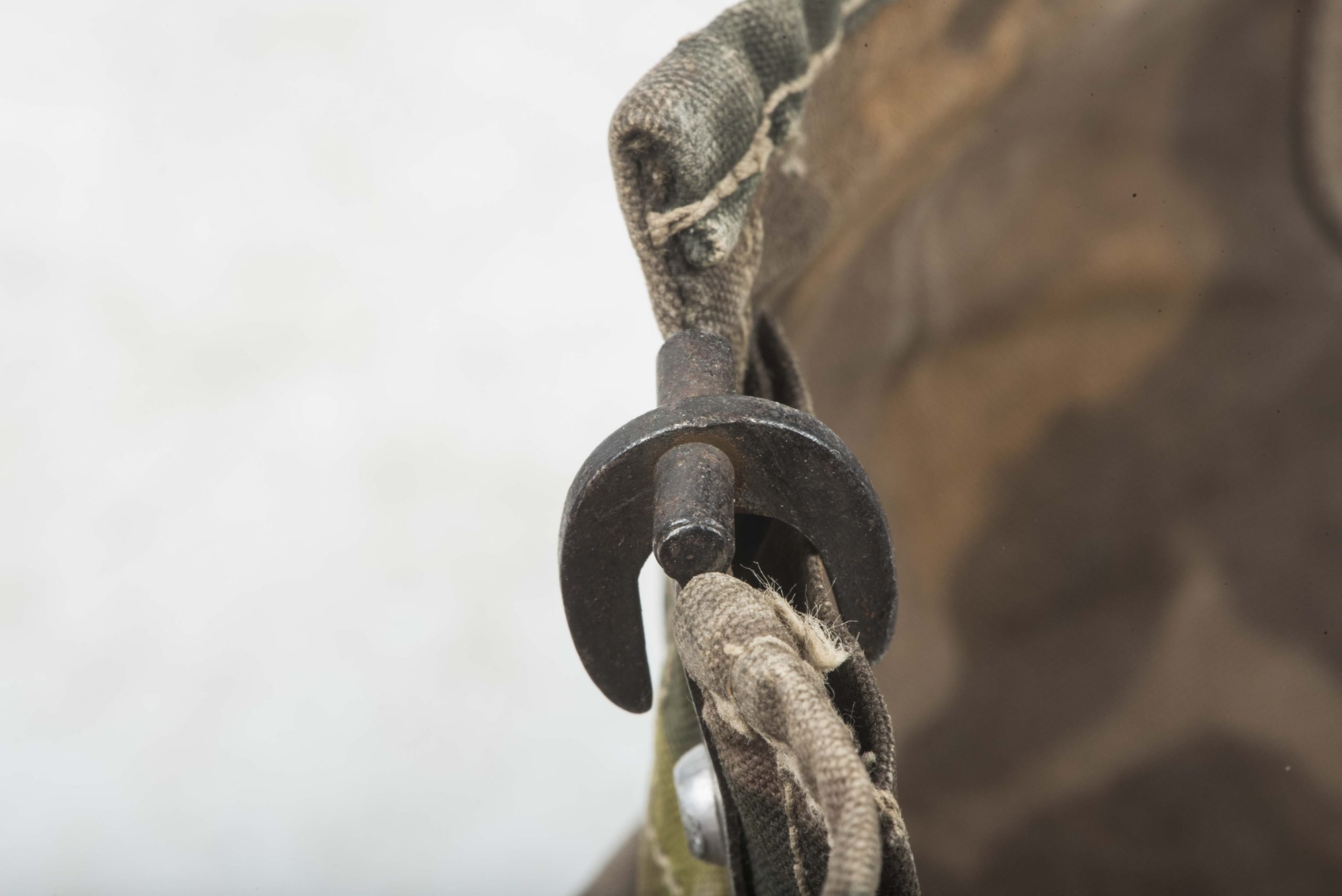 Scarce pre war first pattern Waffen-SS helmet cover in Lateral camouflage — image 23
