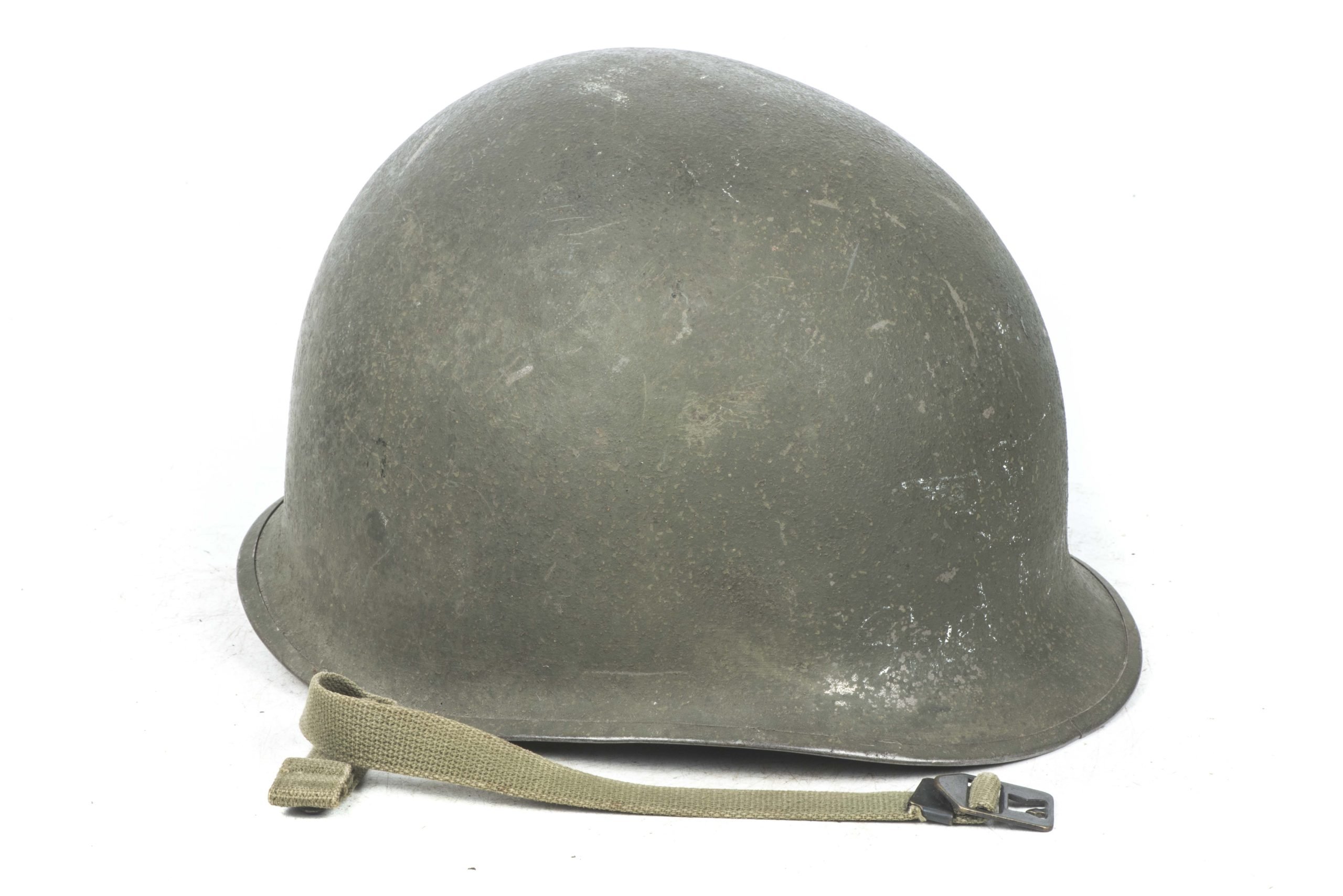 US M1C front seam swivel bale paratrooper helmet shell