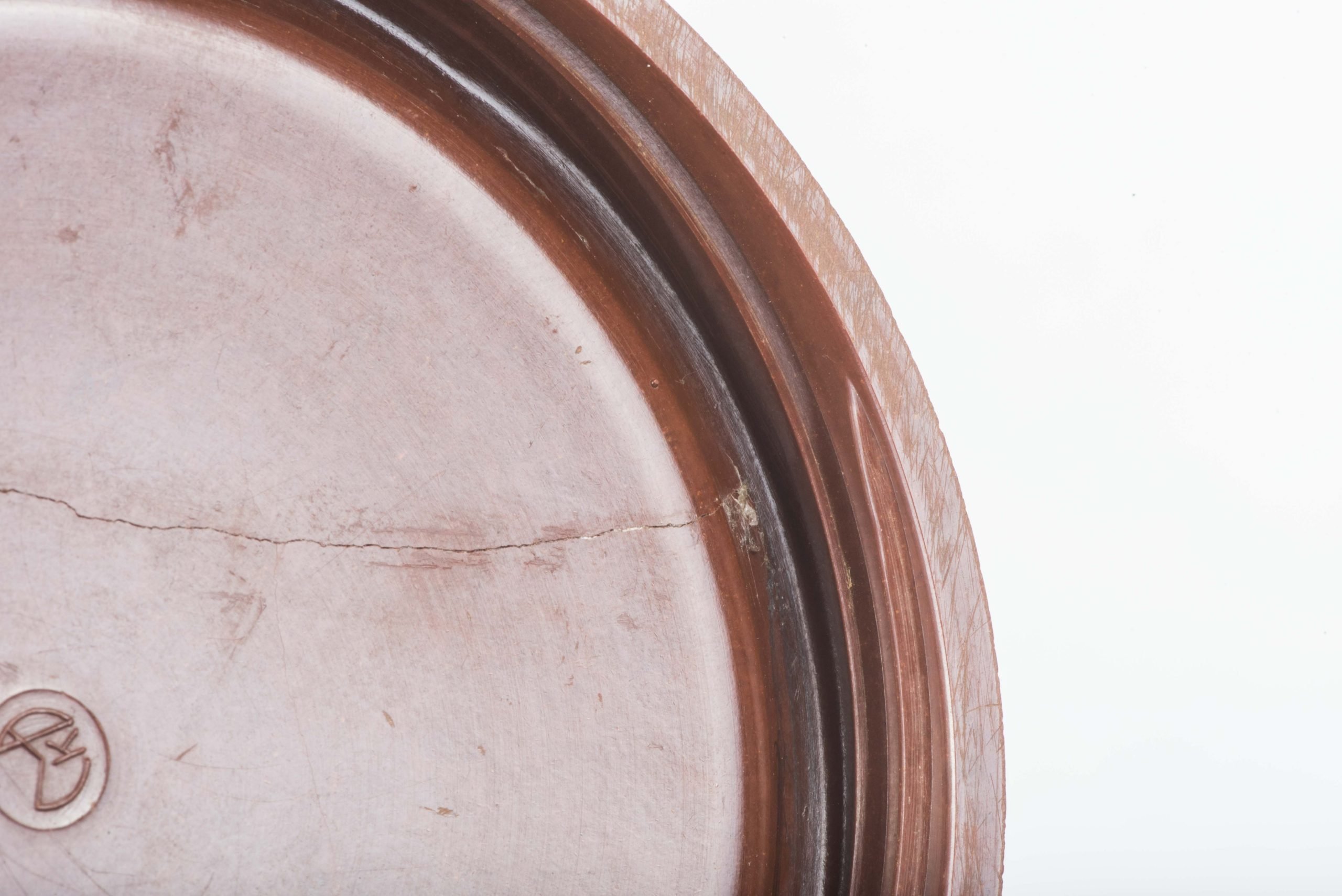 Rare light brown butterdish — image 5