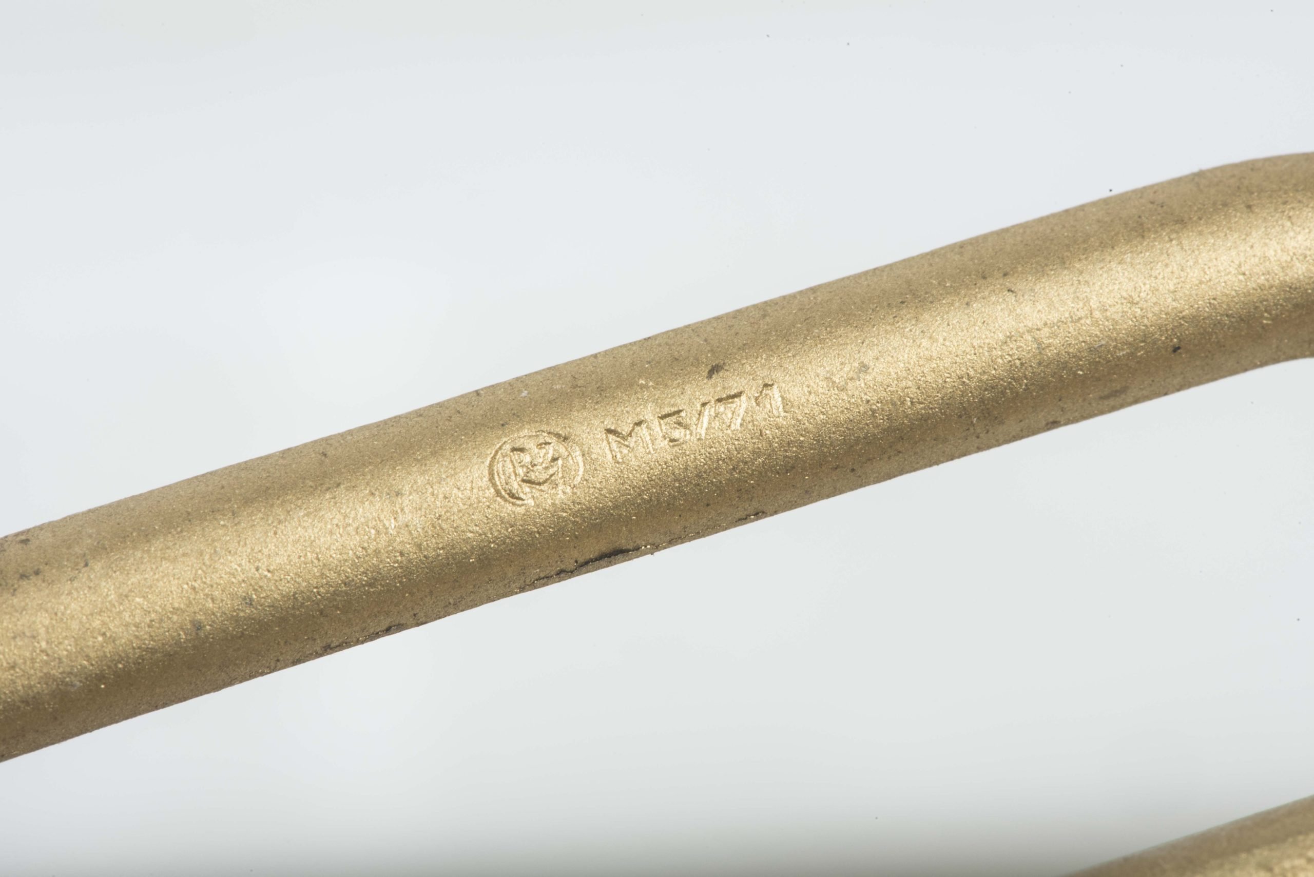 Political belt buckle marked RZM M5/71 with RZM tag — image 4